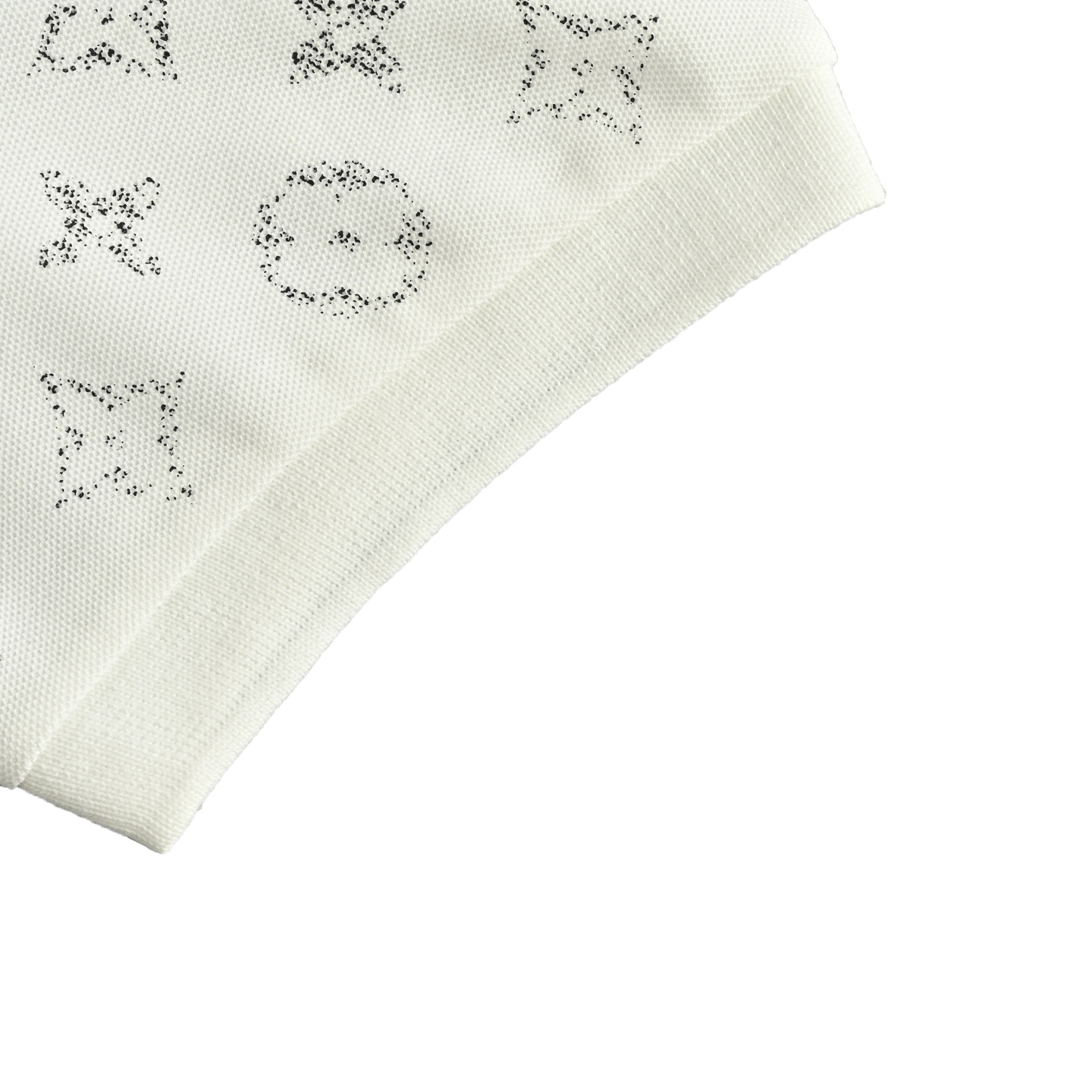 Louis Vuitton/路易威登 25ss 老花渐变Polo短袖 黑色 白色