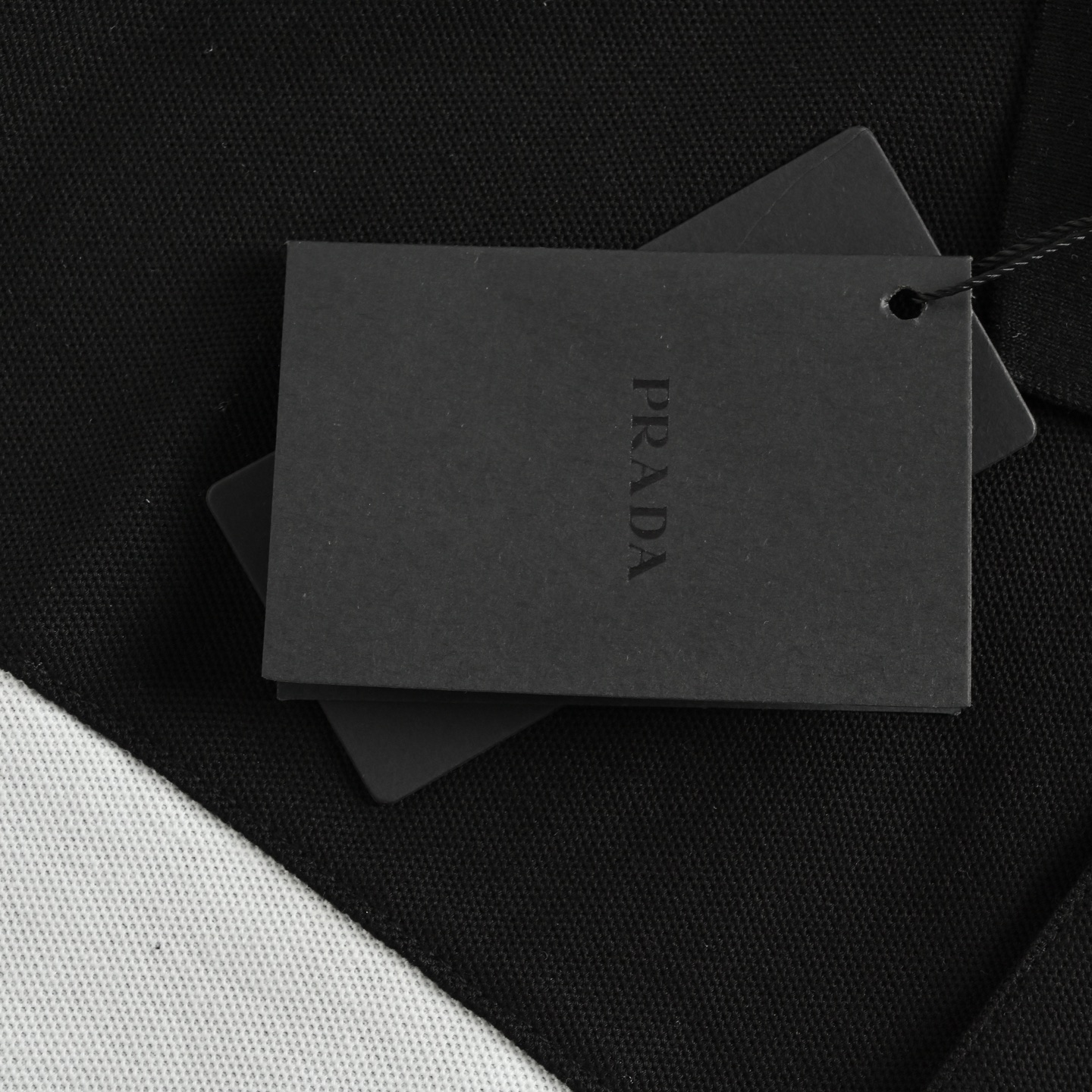 Prada/普拉达 条纹拼接三角标Polo短袖