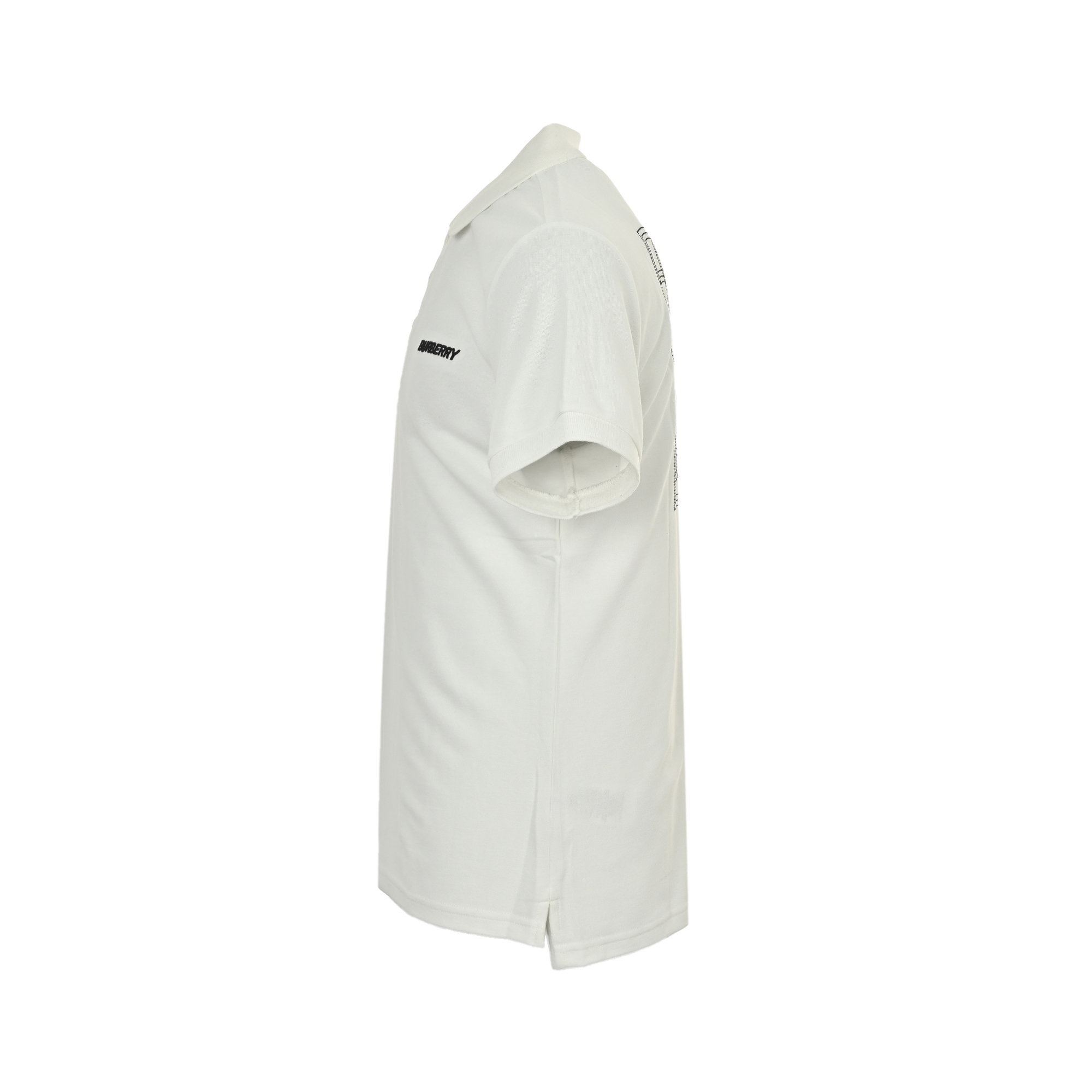 Burberry/巴宝莉 后背TB大字母刺绣Polo短袖 黑色 白色 蓝色