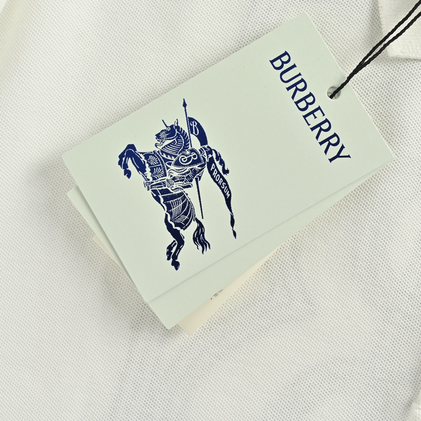 Burberry/巴宝莉 后背TB大字母刺绣Polo短袖 黑色 白色 蓝色