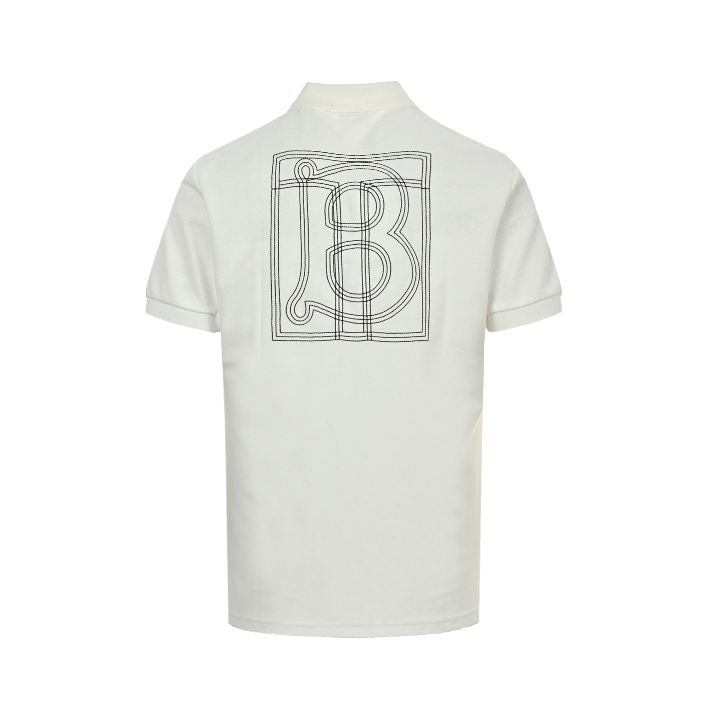 Burberry/巴宝莉 后背TB大字母刺绣Polo短袖 黑色 白色 蓝色