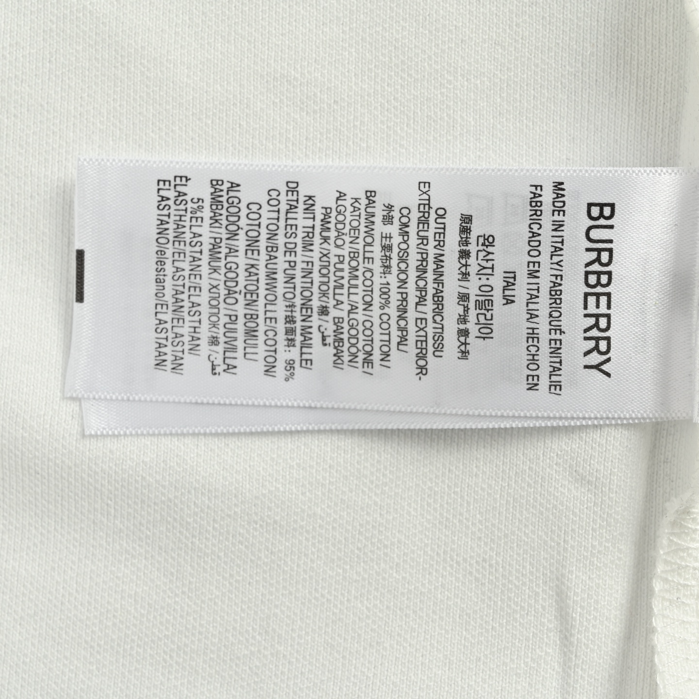 Burberry/巴宝莉 后背TB大字母刺绣Polo短袖 黑色 白色 蓝色