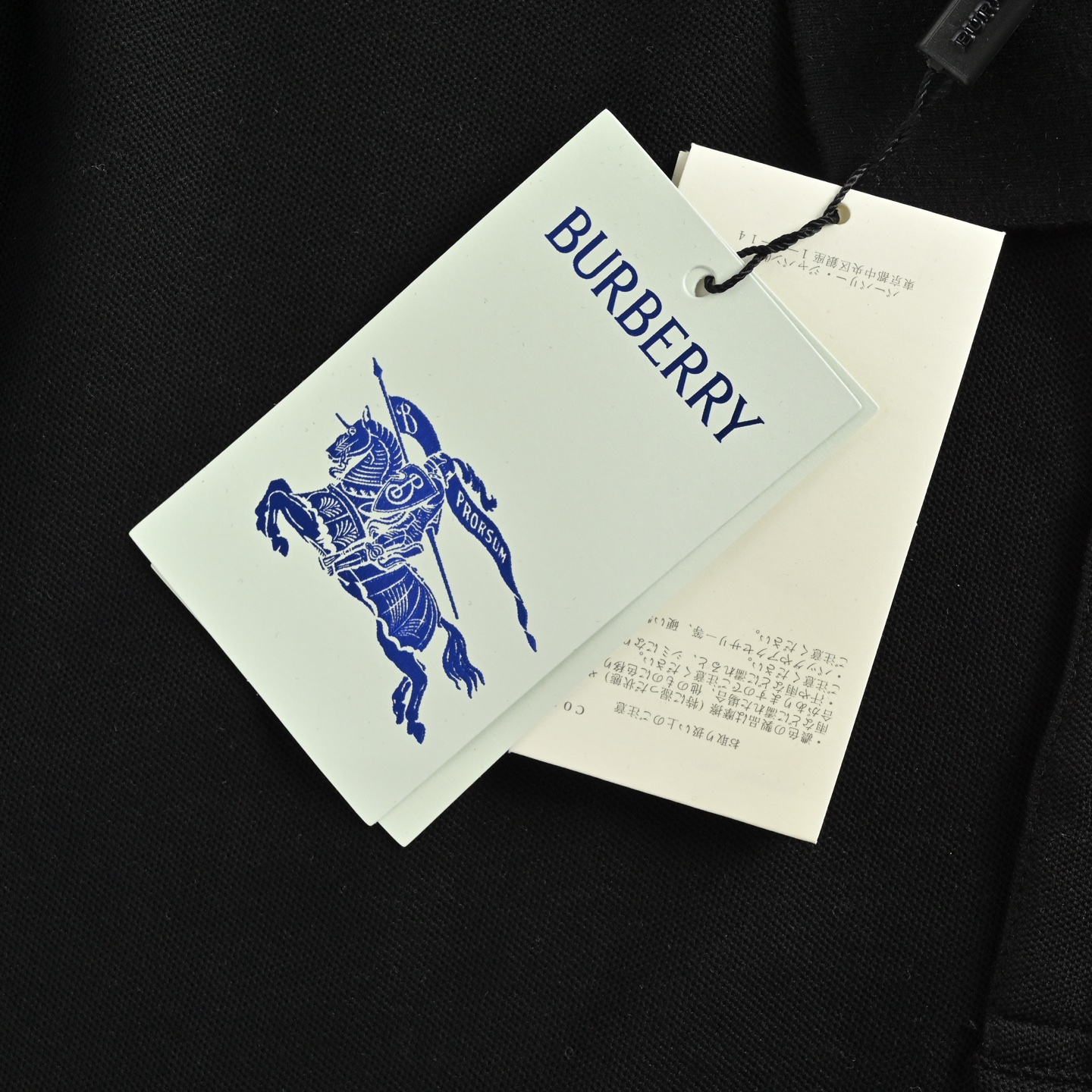Burberry/巴宝莉 后背TB大字母刺绣Polo短袖