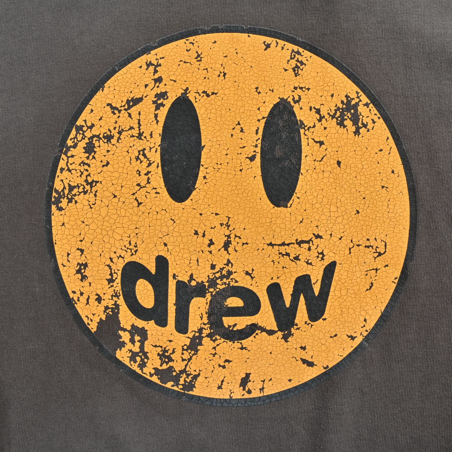 Drew House 斑驳笑脸印花做旧短袖