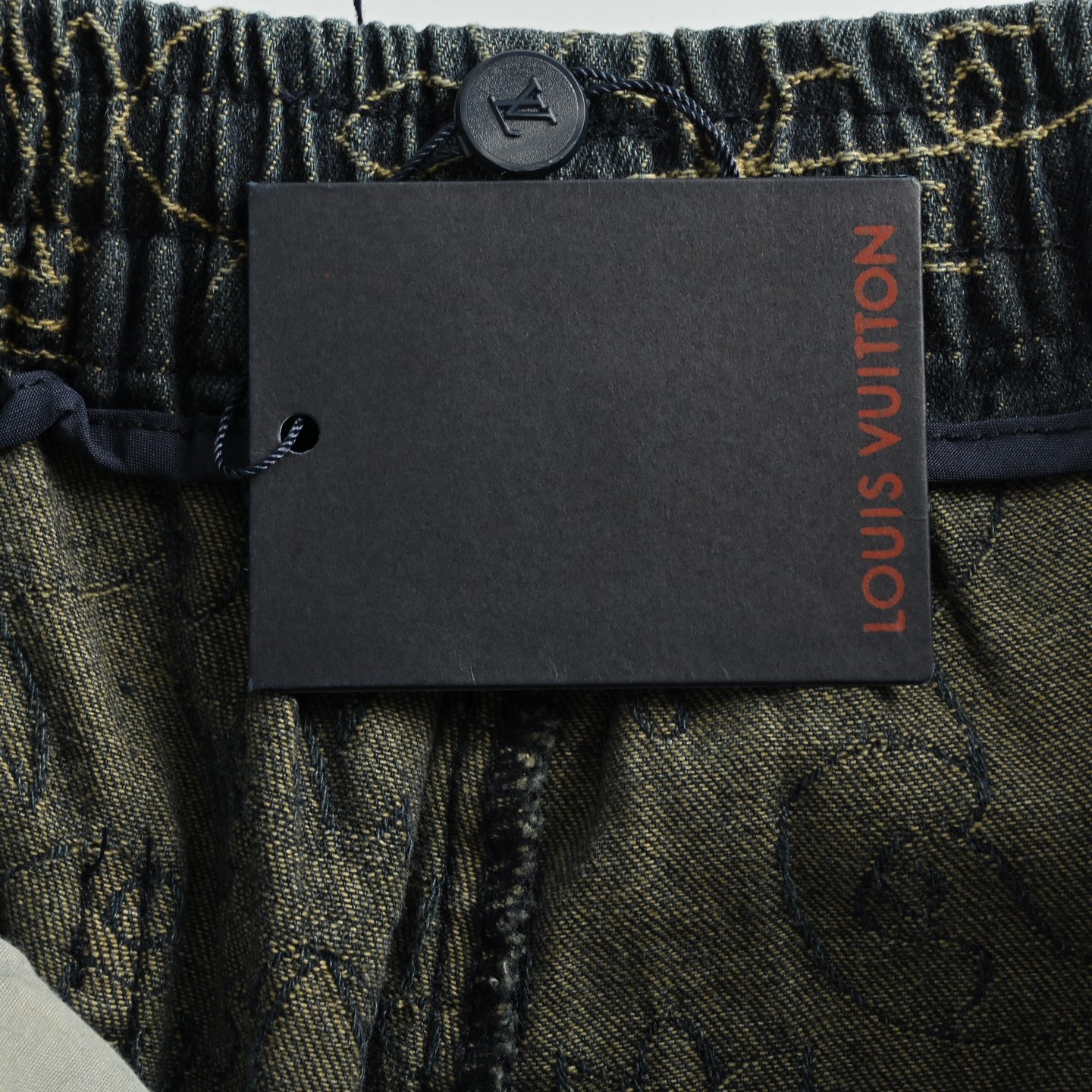 Louis Vuitton/路易威登 25ss 金线藤蔓刺绣牛仔短裤