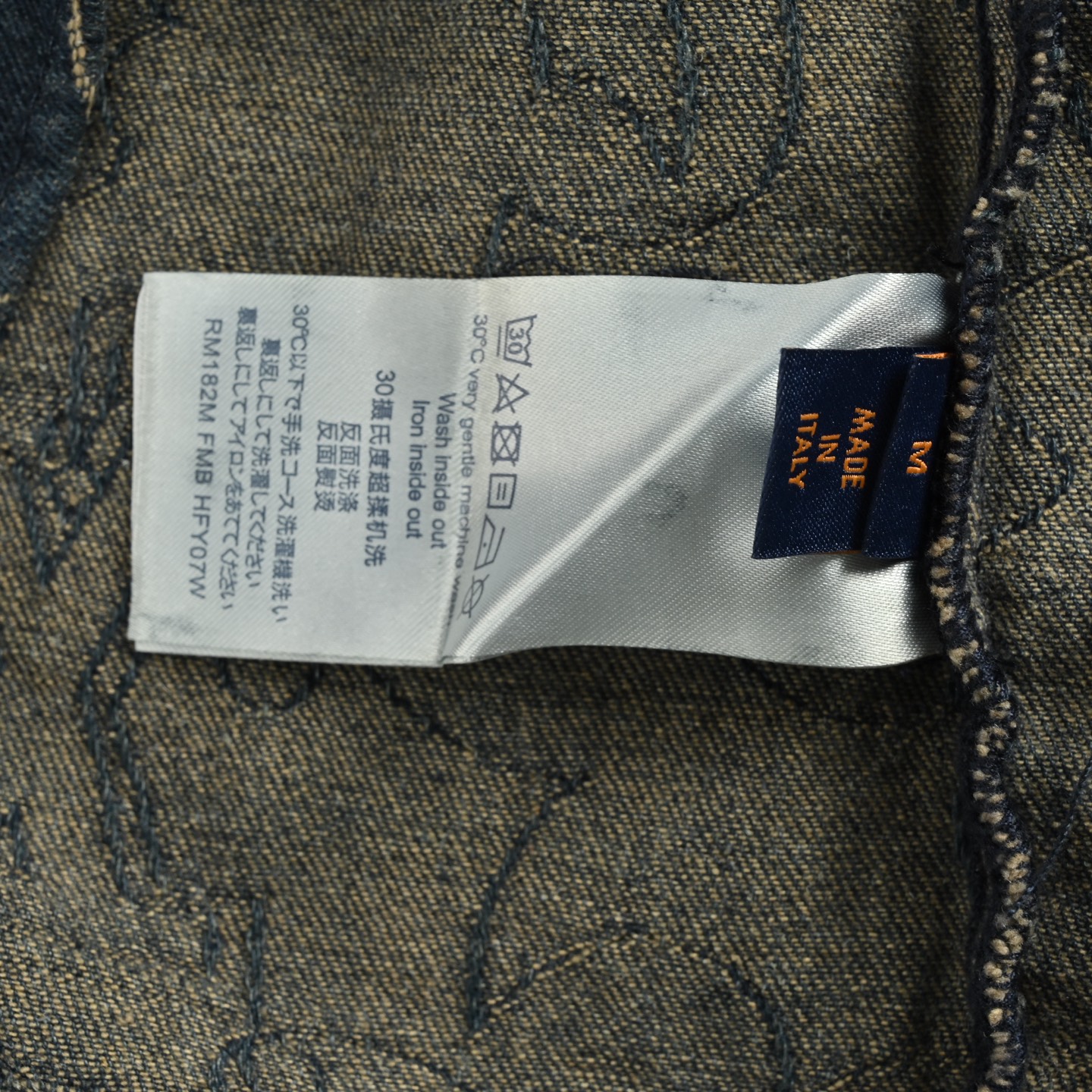 Louis Vuitton/路易威登 25ss 金线藤蔓刺绣牛仔短袖衬衫