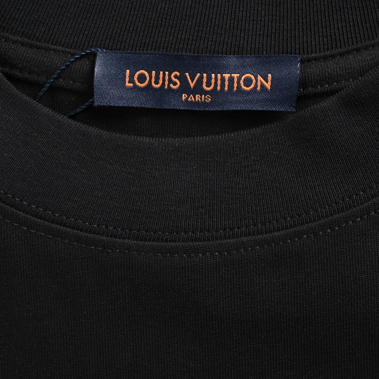 Louis Vuitton/路易威登 25ss 领口拼接logo压胶短袖