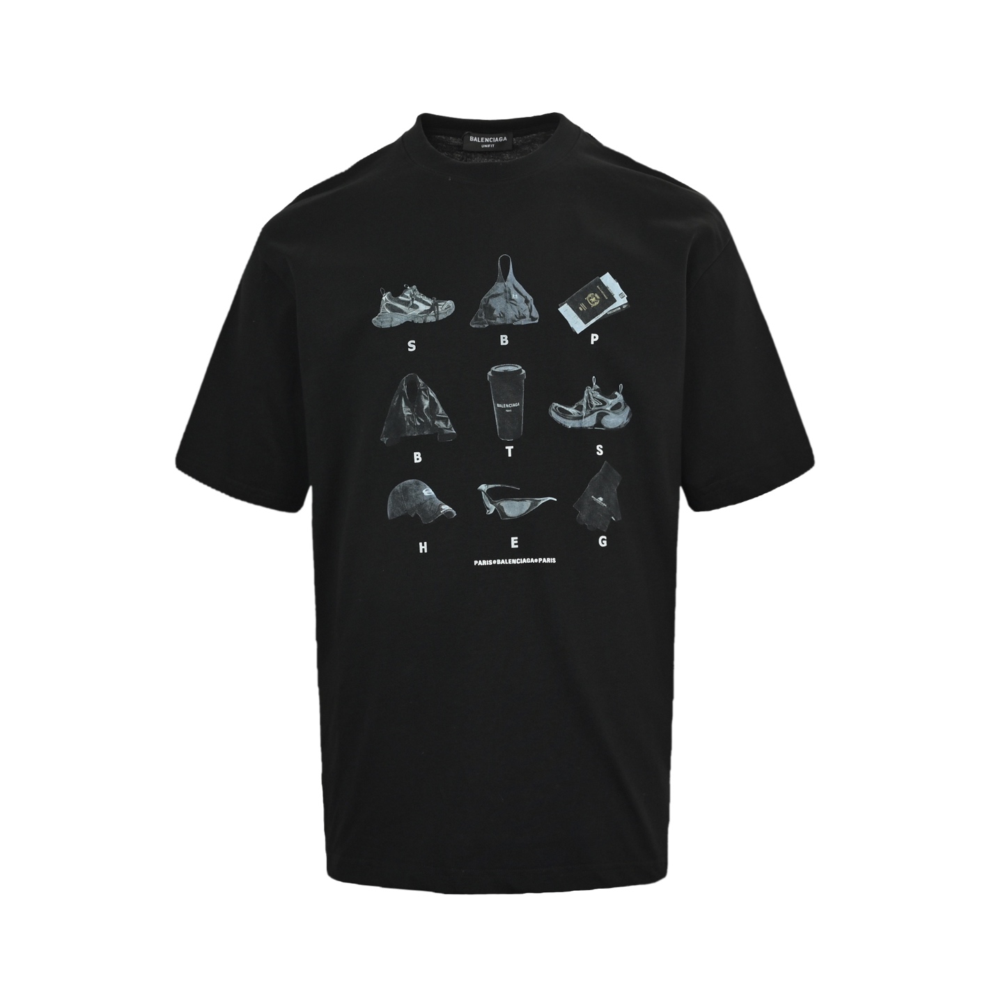 Balenciaga/巴黎世家 25ss 经典单品印花短袖