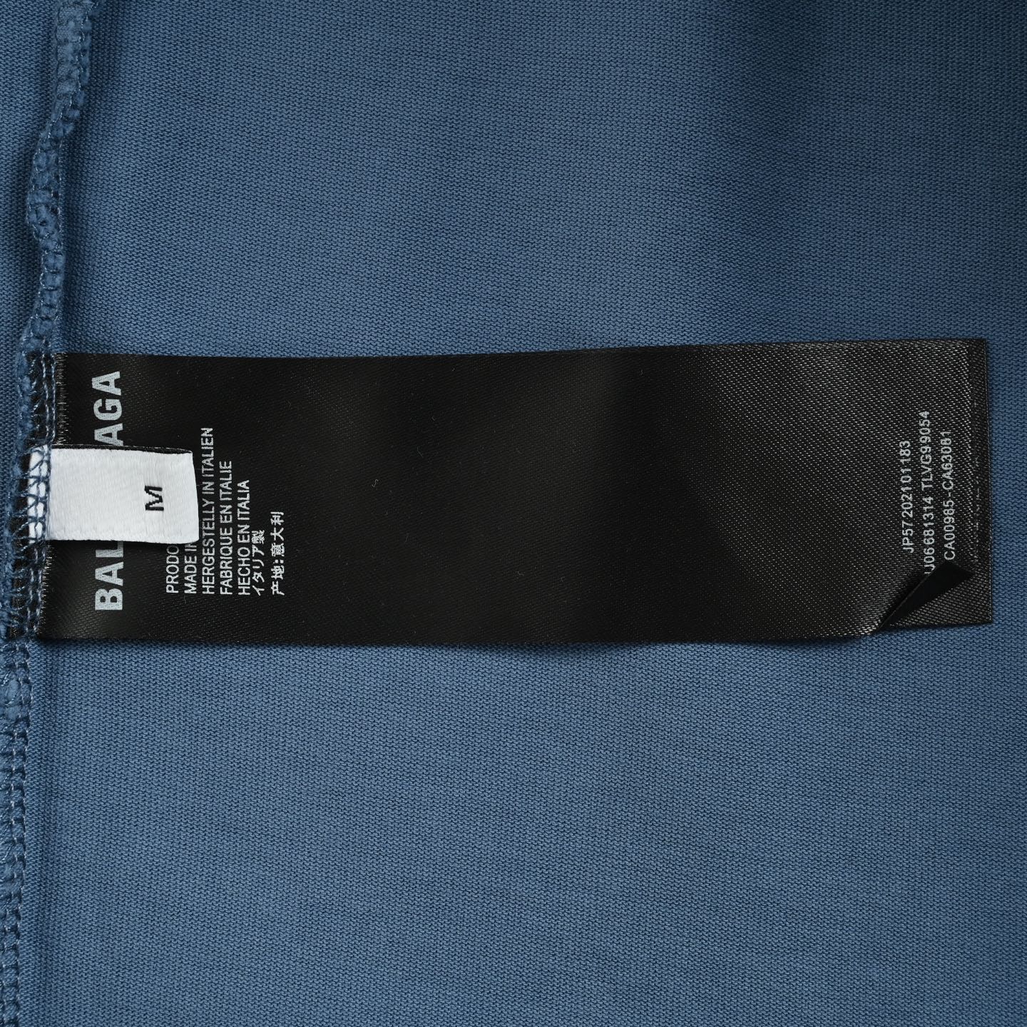 Balenciaga/巴黎世家 扎染炒雪花后背字母手绘短袖