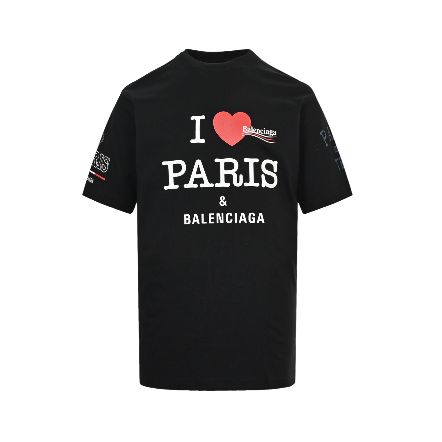 Balenciaga/巴黎世家 25ss 情人节系列爱心字母印花短袖