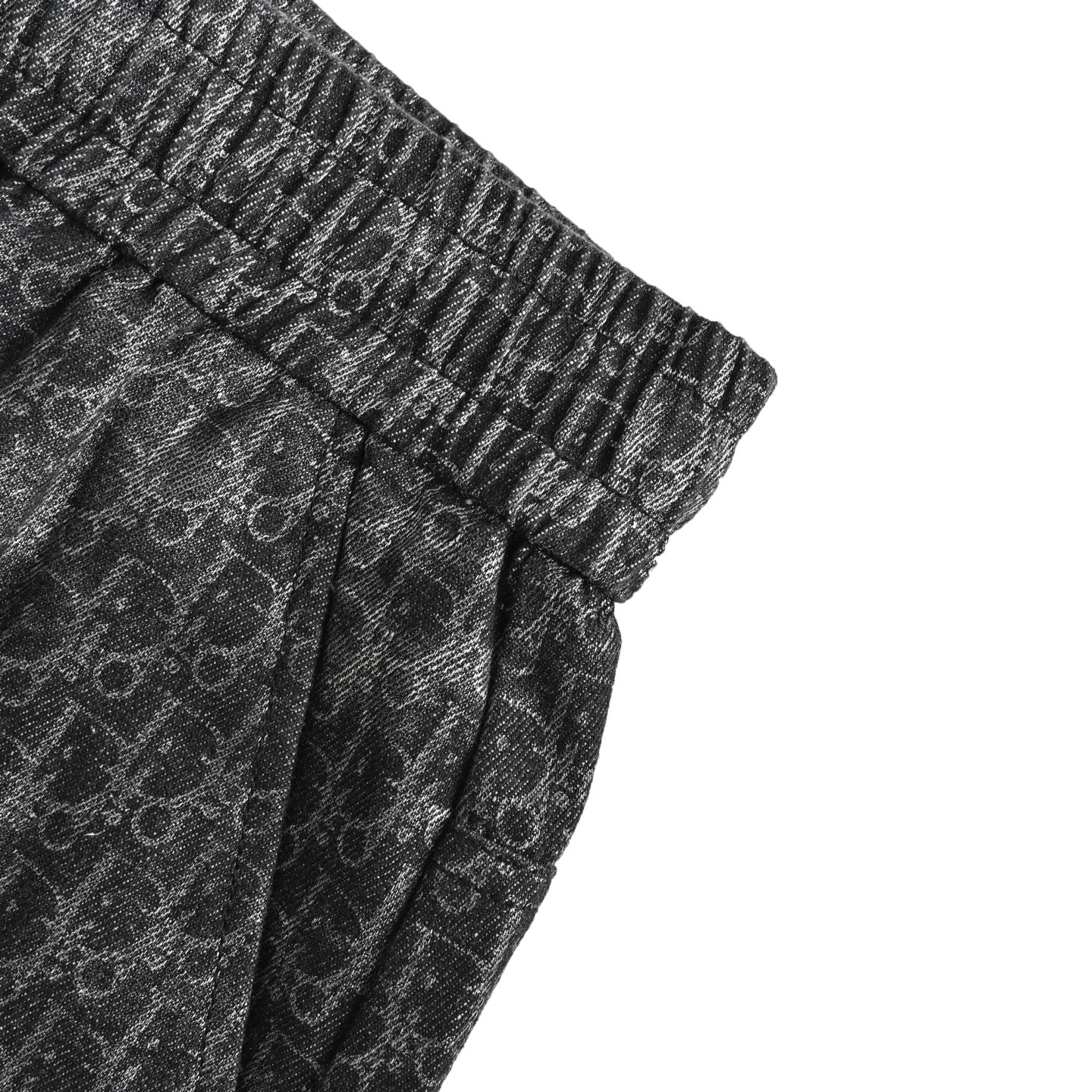 Dior/迪奥 25ss 提花满印做旧牛仔短裤