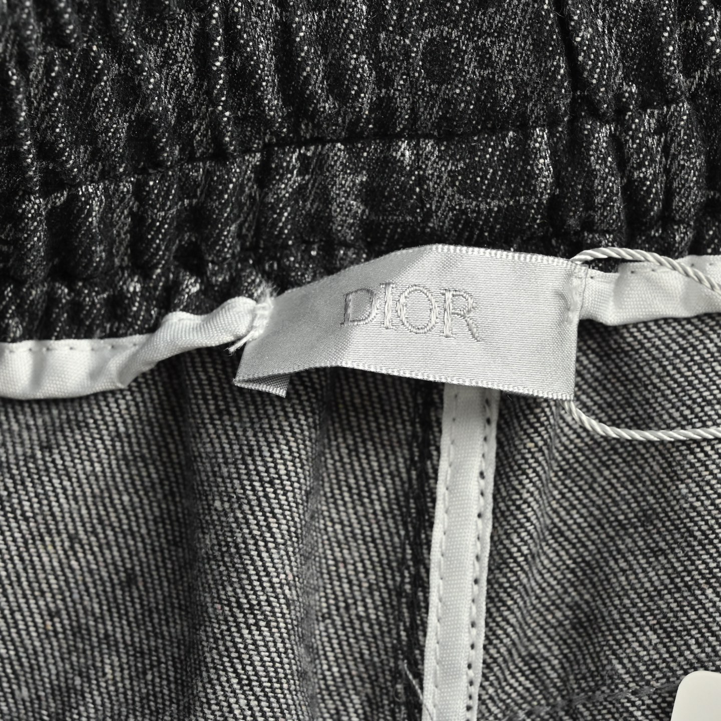 Dior/迪奥 25ss 提花满印做旧牛仔短裤