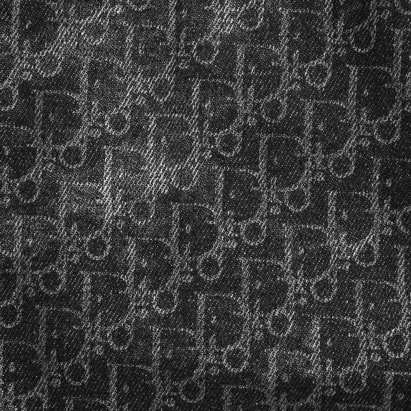 Dior/迪奥 25ss 提花满印做旧牛仔短裤