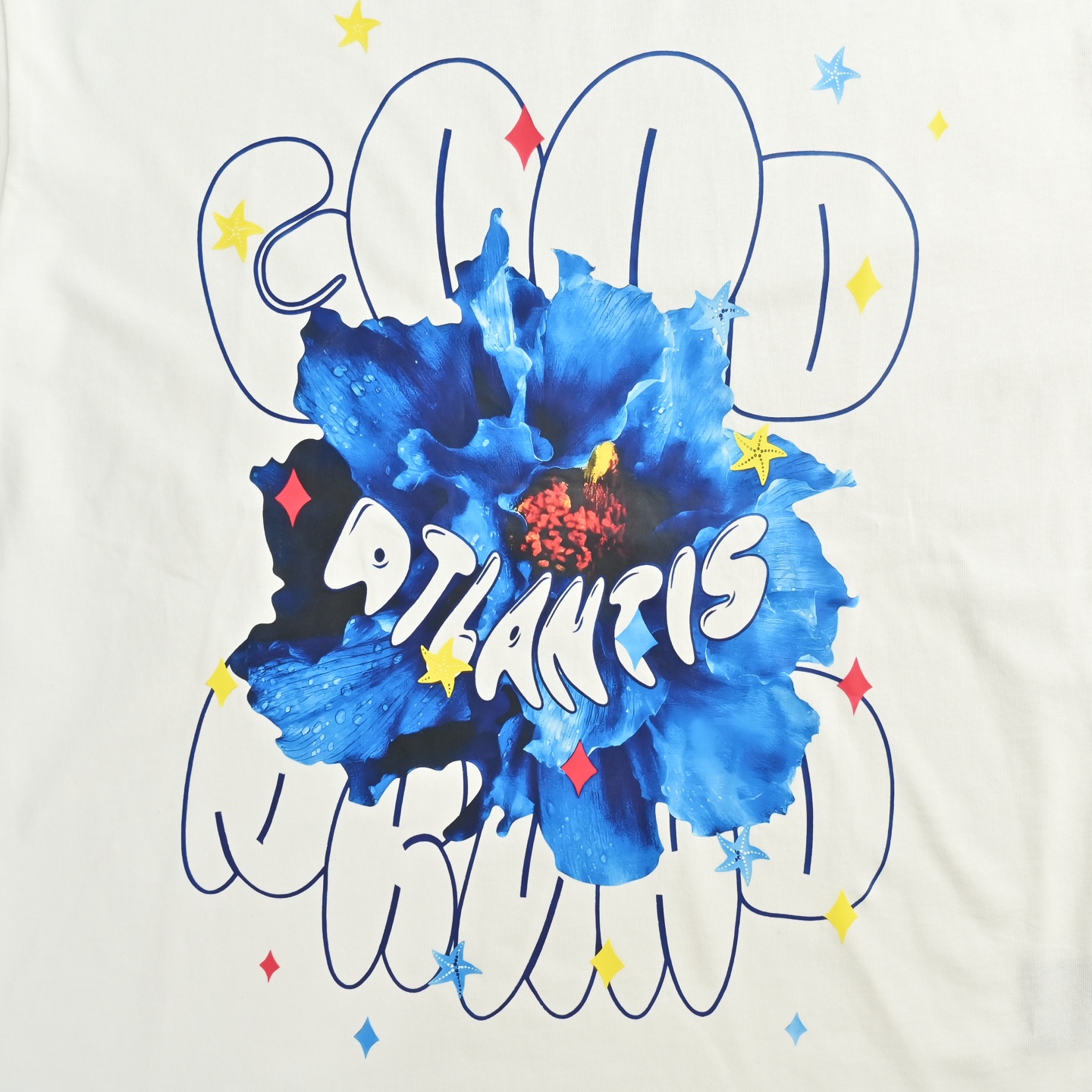 GOODBRAND 25ss 蓝海花朵印花短袖