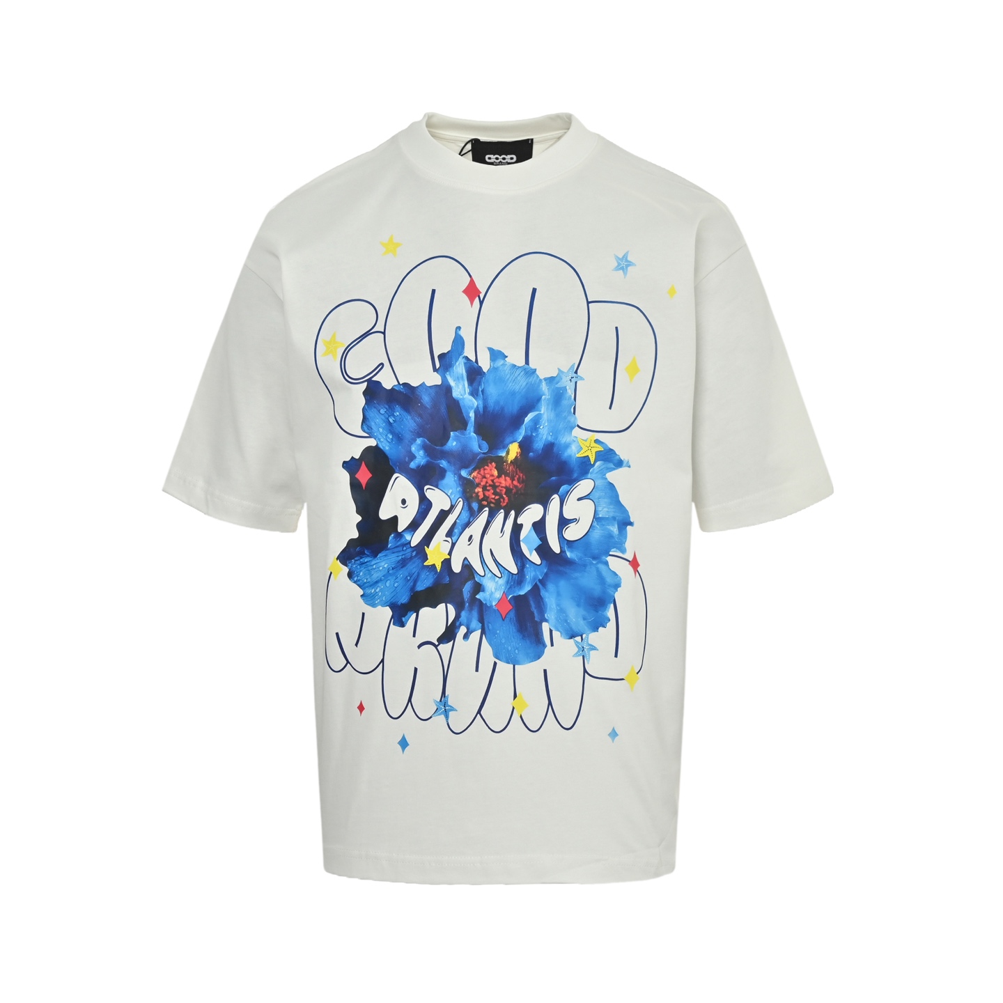 GOODBRAND 25ss 蓝海花朵印花短袖