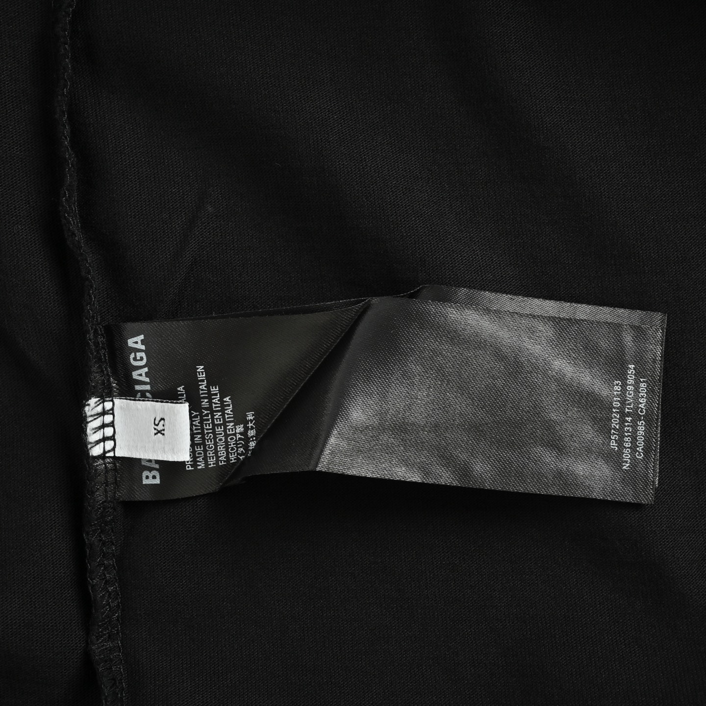 Balenciaga/巴黎世家 25ss 撞色字母发泡印花短袖