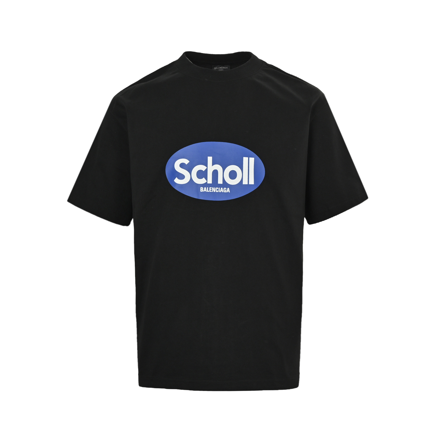 Balenciaga/巴黎世家 scholl联名系列字母圆领短袖