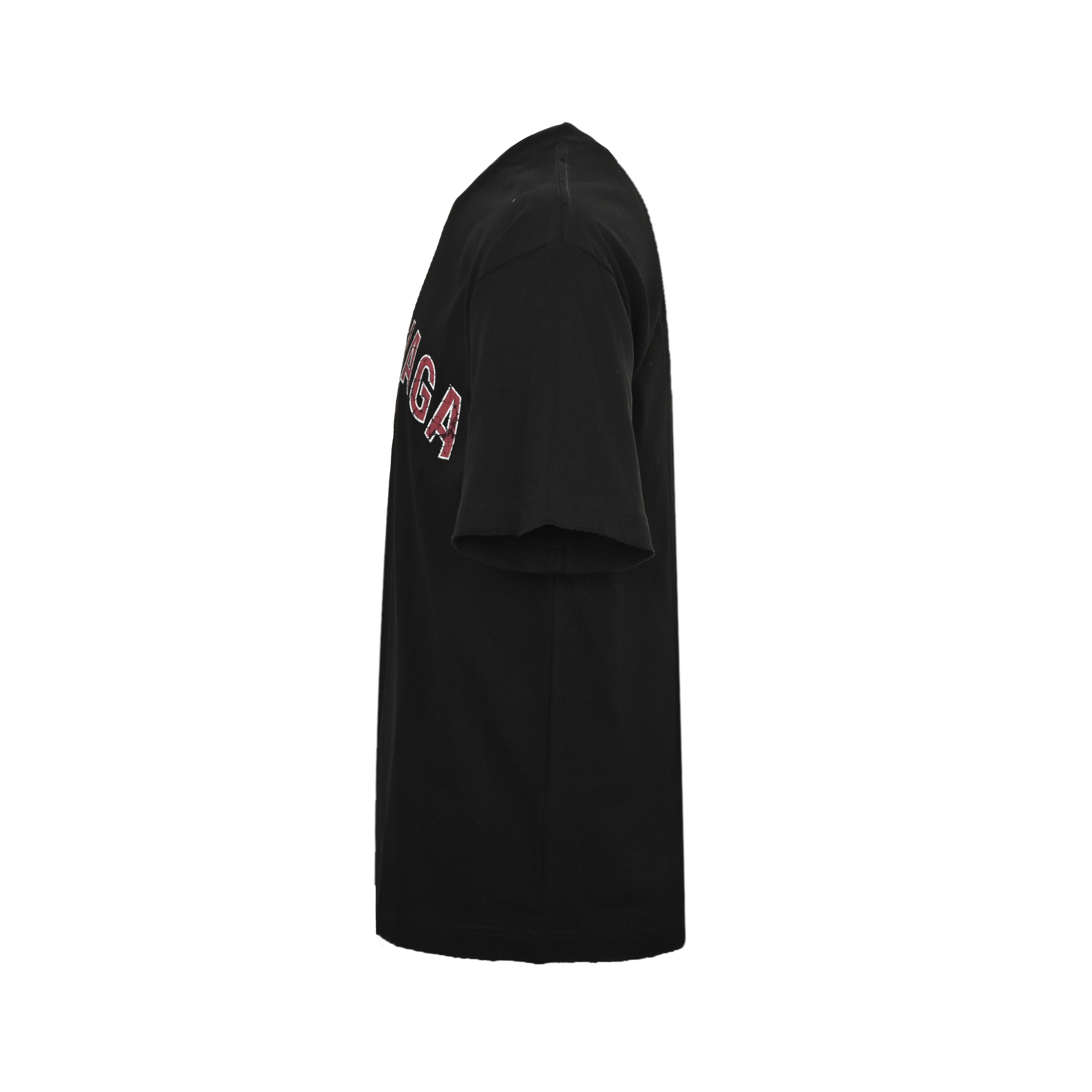 Balenciaga/巴黎世家 25ss 做旧斑驳字母印花短袖