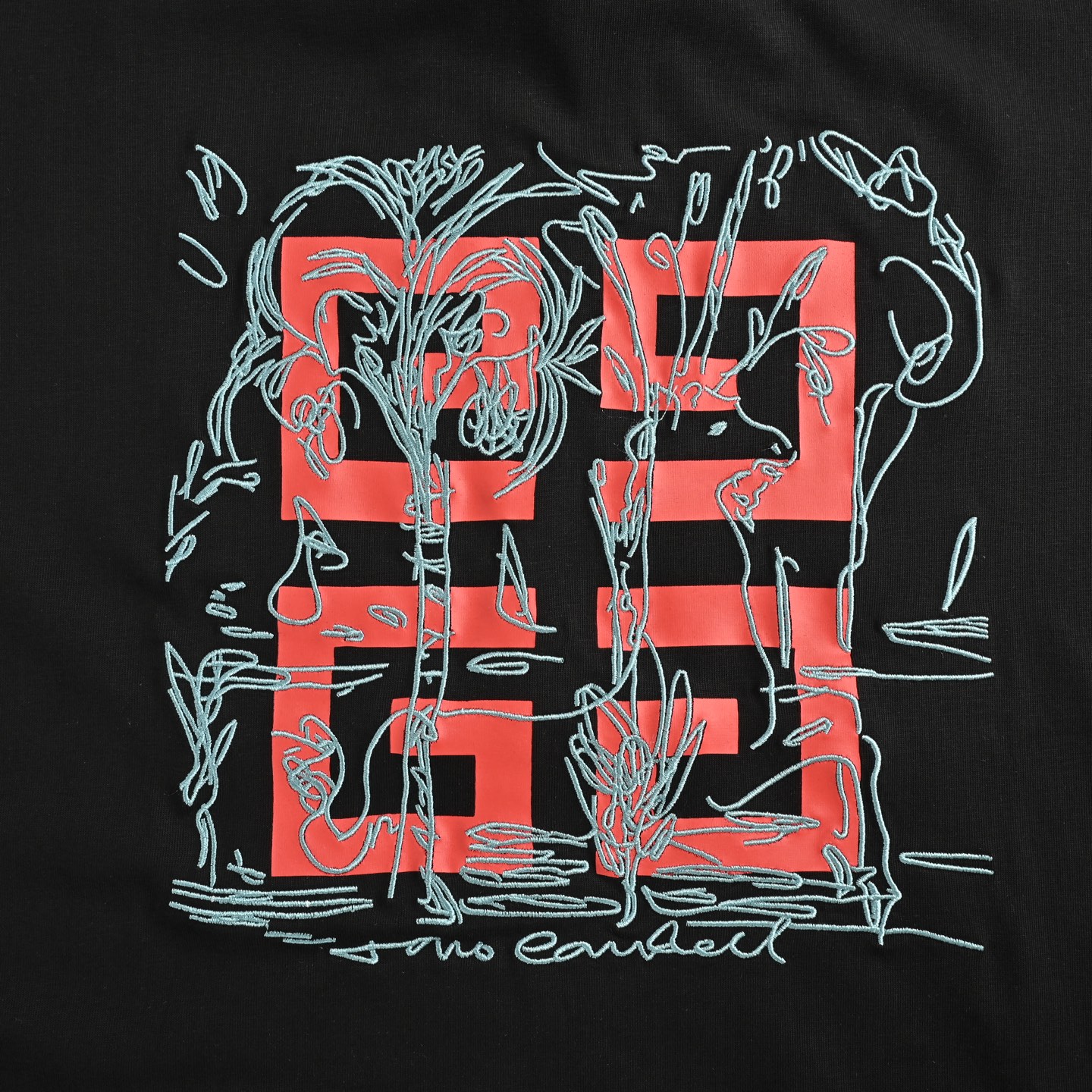 GIVENCHY/纪梵希 25ss Tomo联名刺绣印花短袖
