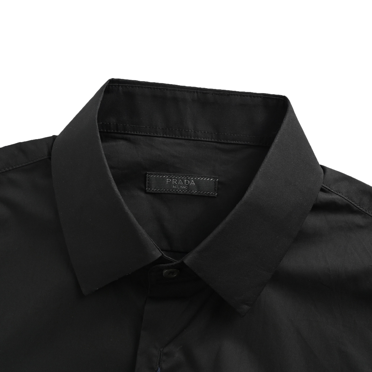 Prada/普拉达 25ss 烫图字母logo印花衬衫