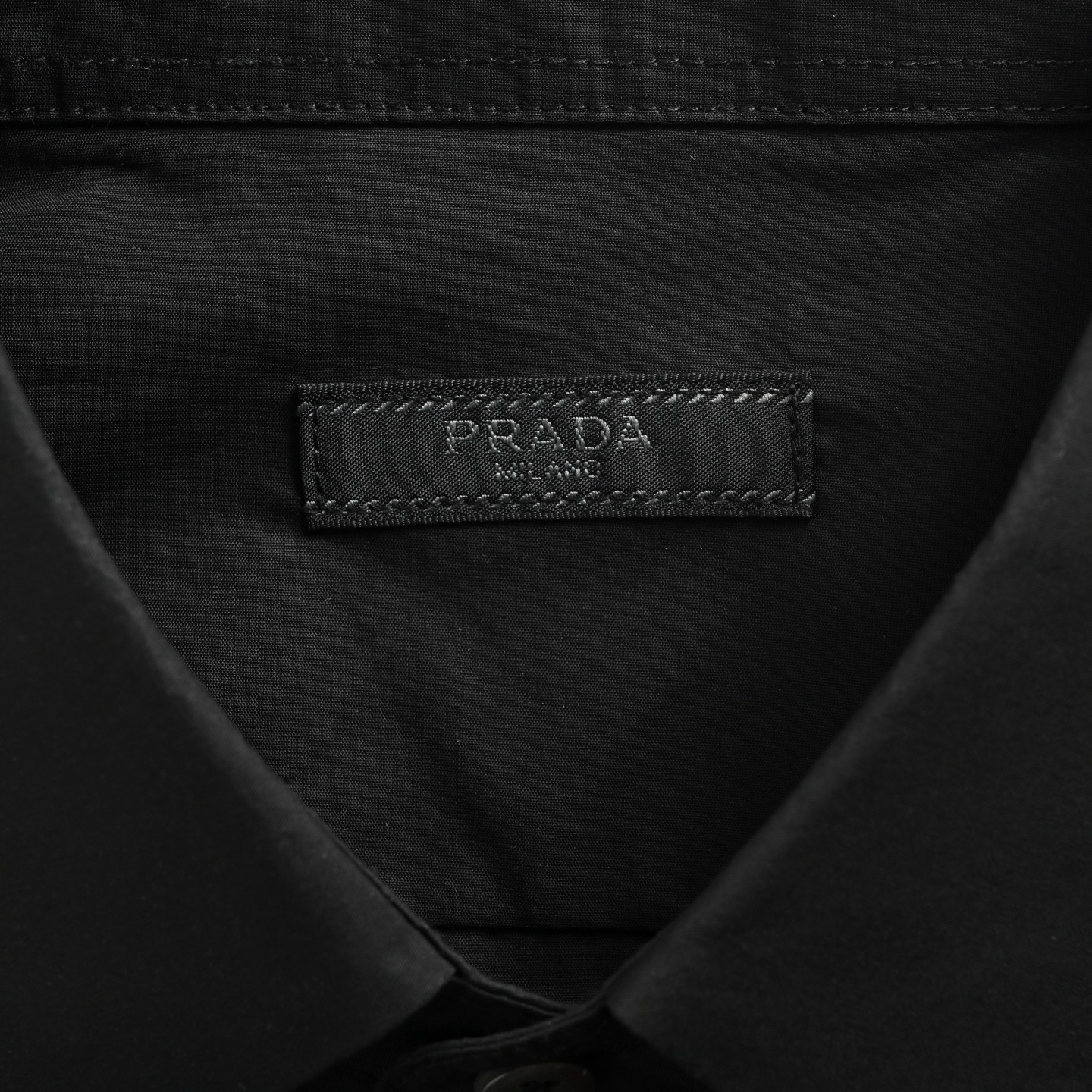 Prada/普拉达 25ss 烫图字母logo印花衬衫