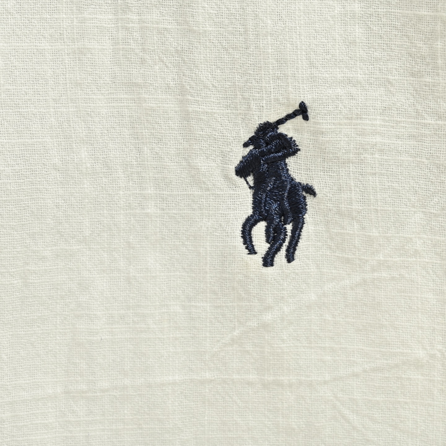Ralph Lauren/拉夫劳伦 24Fw 刺绣小标衬衫 拉夫劳伦春夏亚麻衬衫战马小标刺绣防晒外套