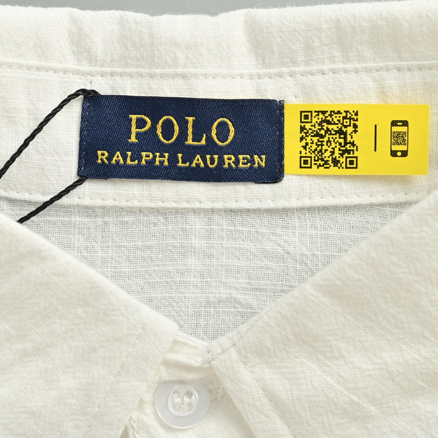 Ralph Lauren/拉夫劳伦 24Fw 刺绣小标衬衫 拉夫劳伦春夏亚麻衬衫战马小标刺绣防晒外套