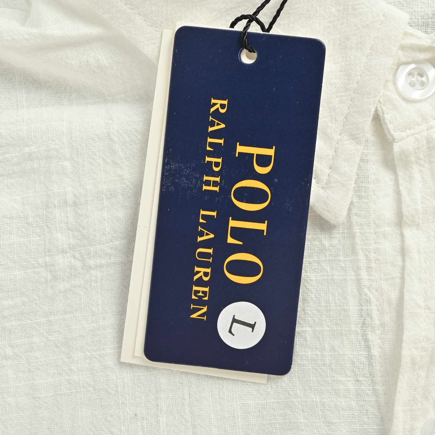 Ralph Lauren/拉夫劳伦 24Fw 刺绣小标衬衫 拉夫劳伦春夏亚麻衬衫战马小标刺绣防晒外套