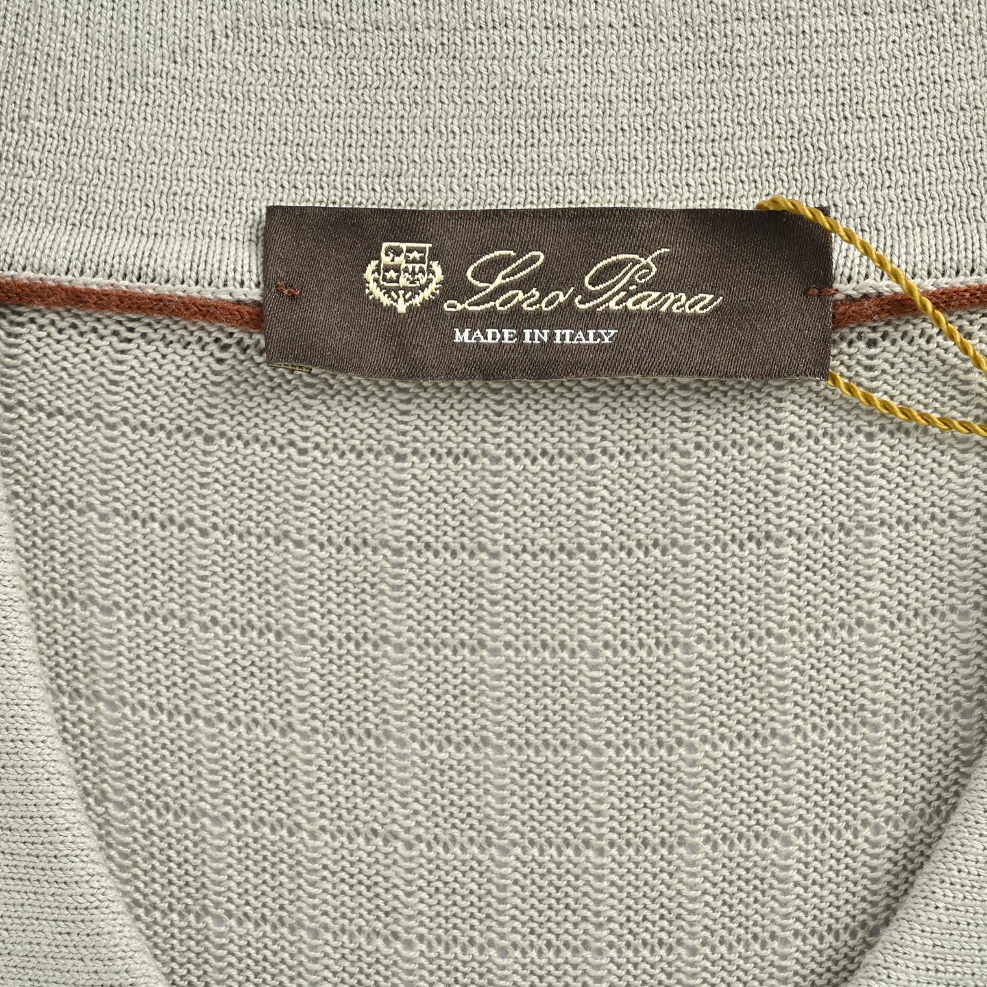 Loro Piana LP 竹节纹Polo短袖