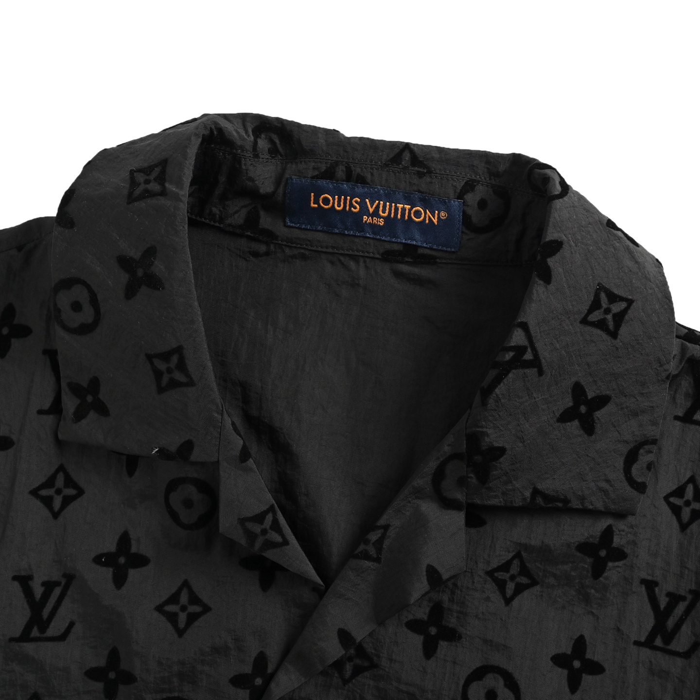 Louis Vuitton/路易威登 25ss 满印老花植绒短袖衬衫