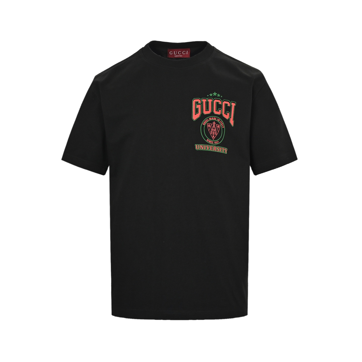 Gucci/古驰 25ss 胸口字母徽章印花短袖