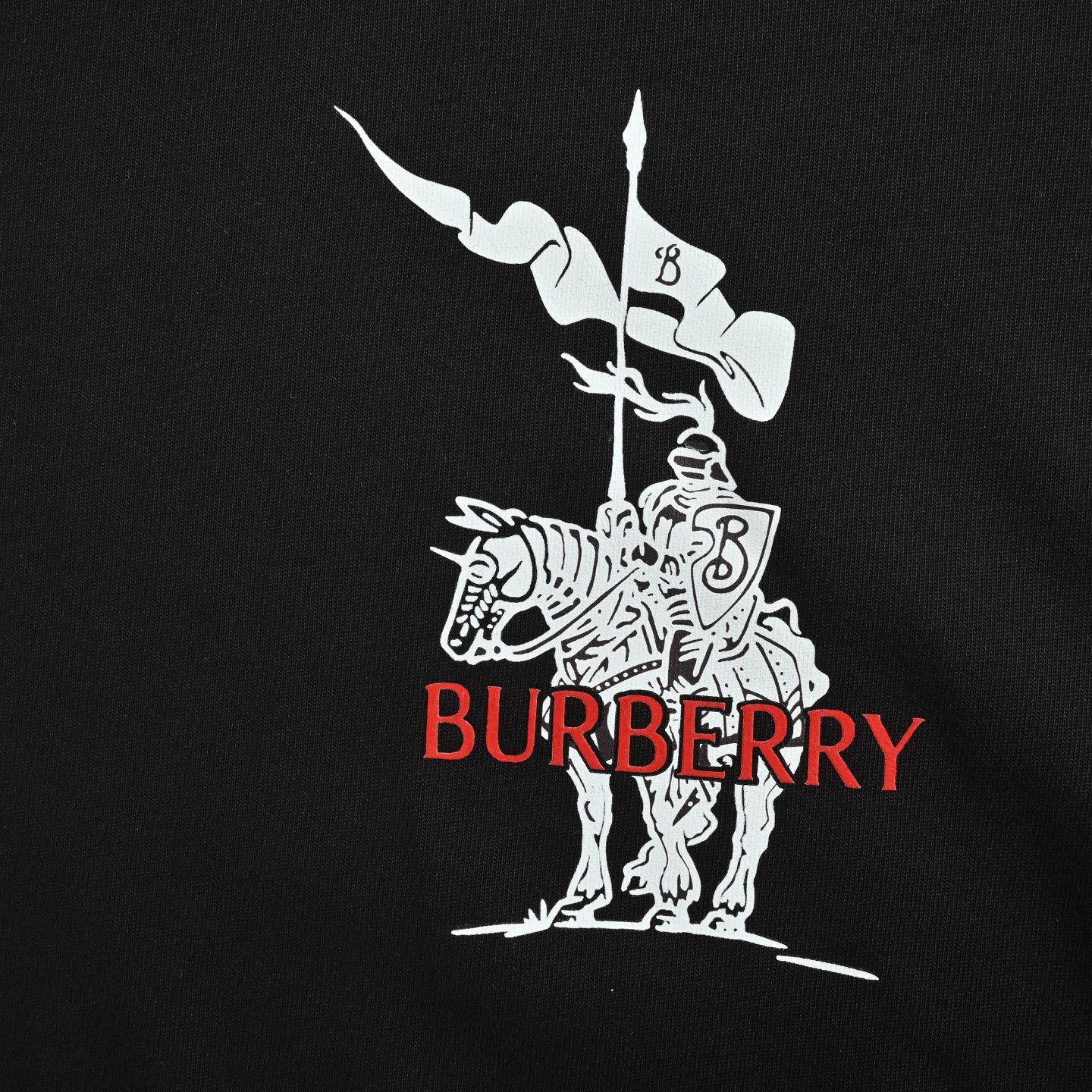 Burberry/巴宝莉 25ss 胸口骑士战马印花短袖 巴宝莉2025新款经典圆领短袖