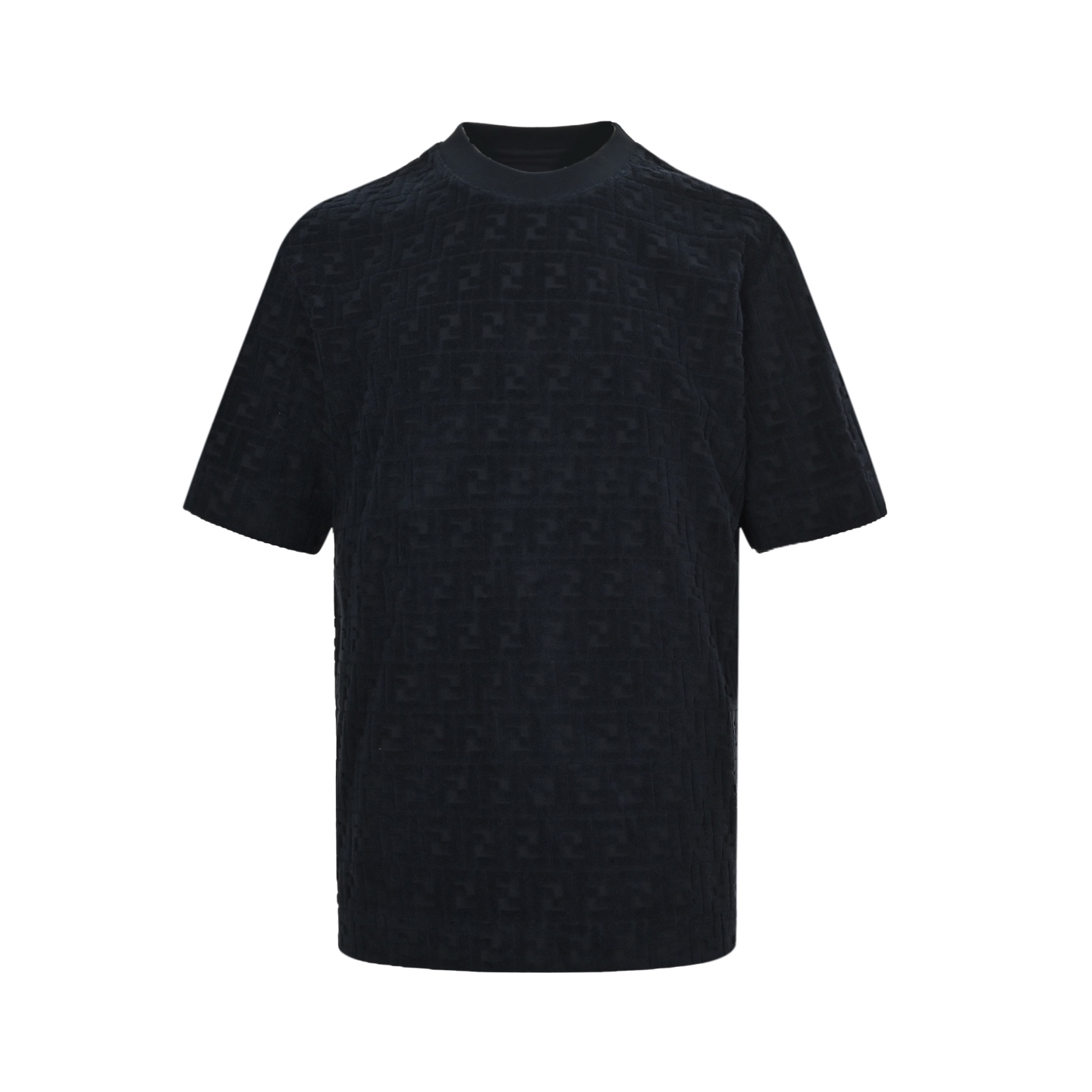 Fendi/芬迪 25ss FF凹凸提花毛巾短袖