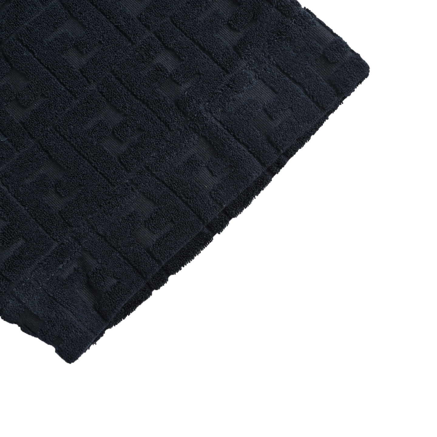Fendi/芬迪 25ss FF凹凸提花毛巾短袖