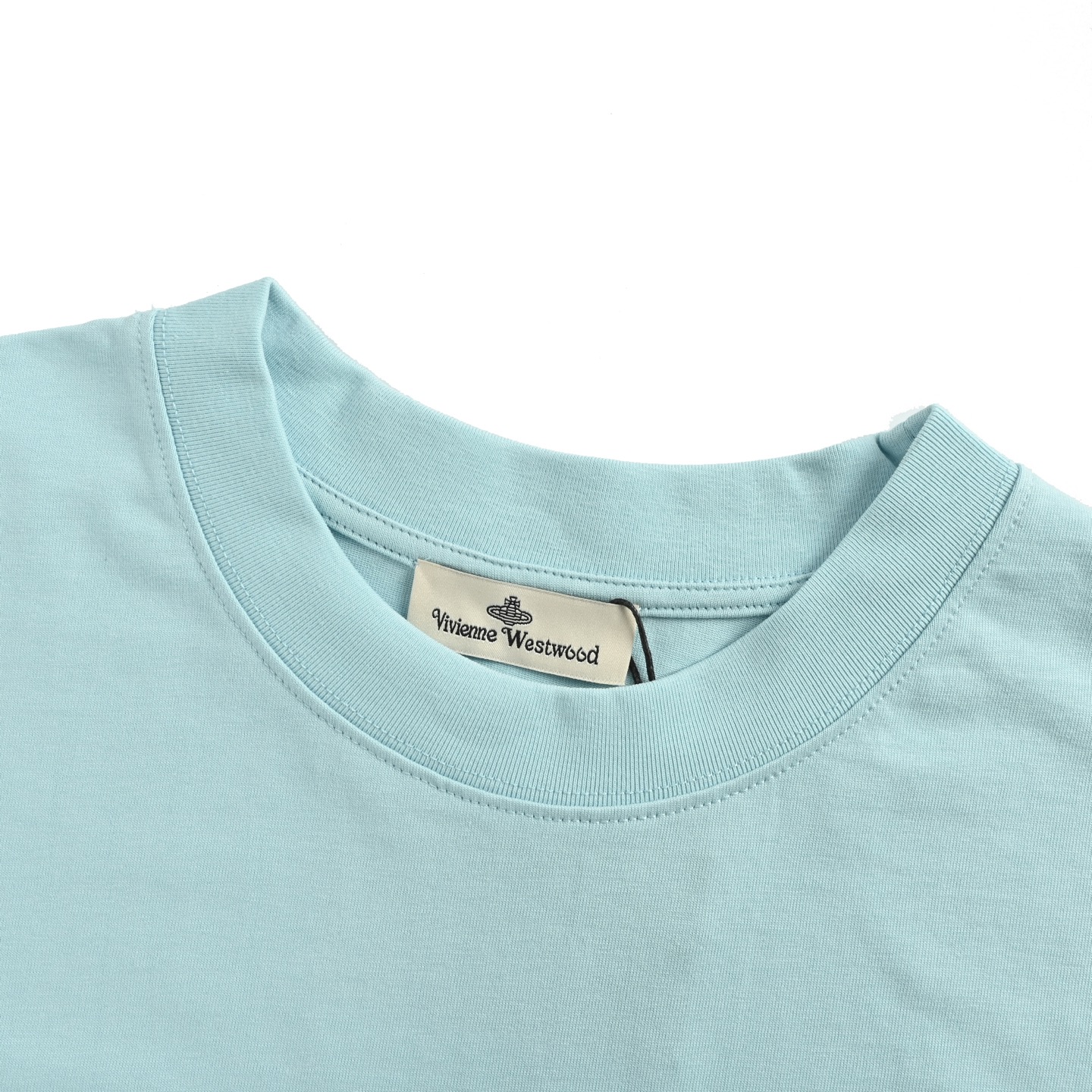 Vivienne Westwood/西太后 25ss logo图案印花明线短袖 黑色 白色 天蓝色 红色