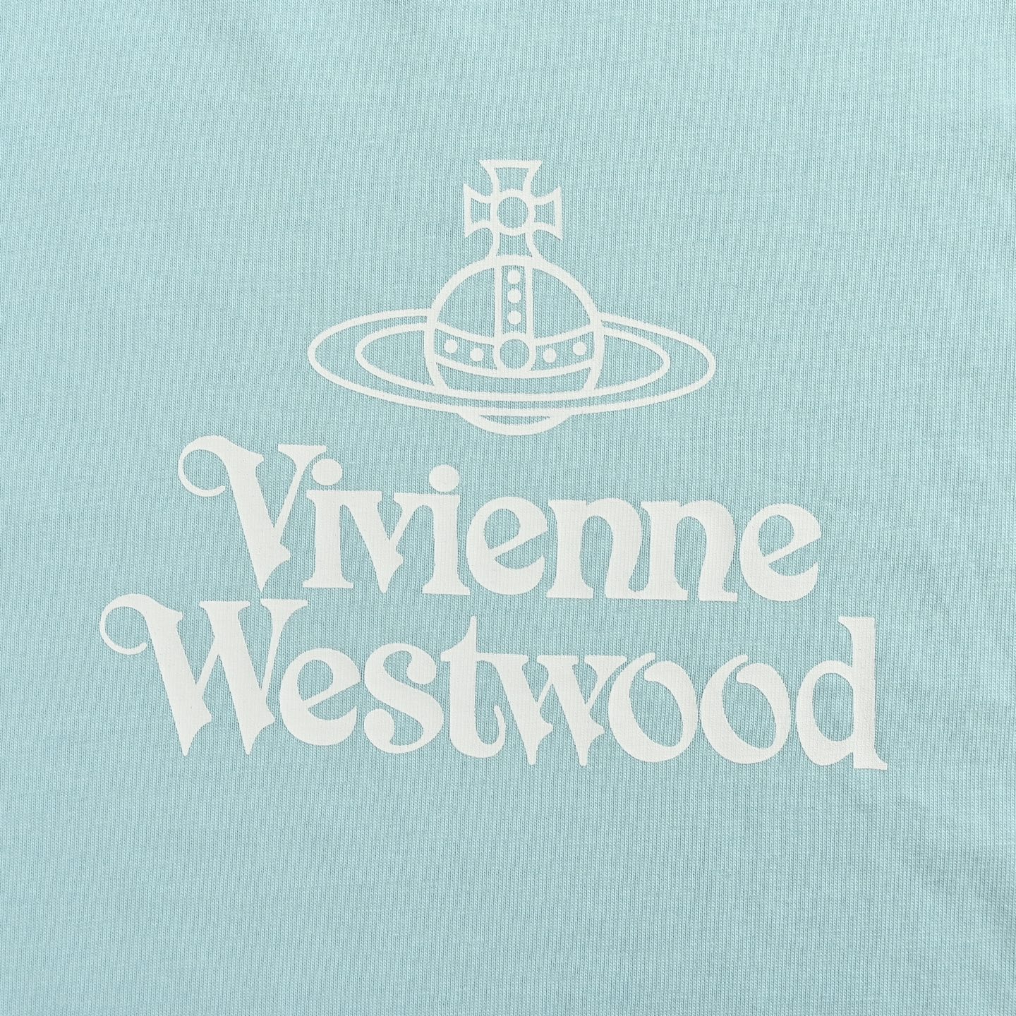Vivienne Westwood/西太后 25ss logo图案印花明线短袖 黑色 白色 天蓝色 红色
