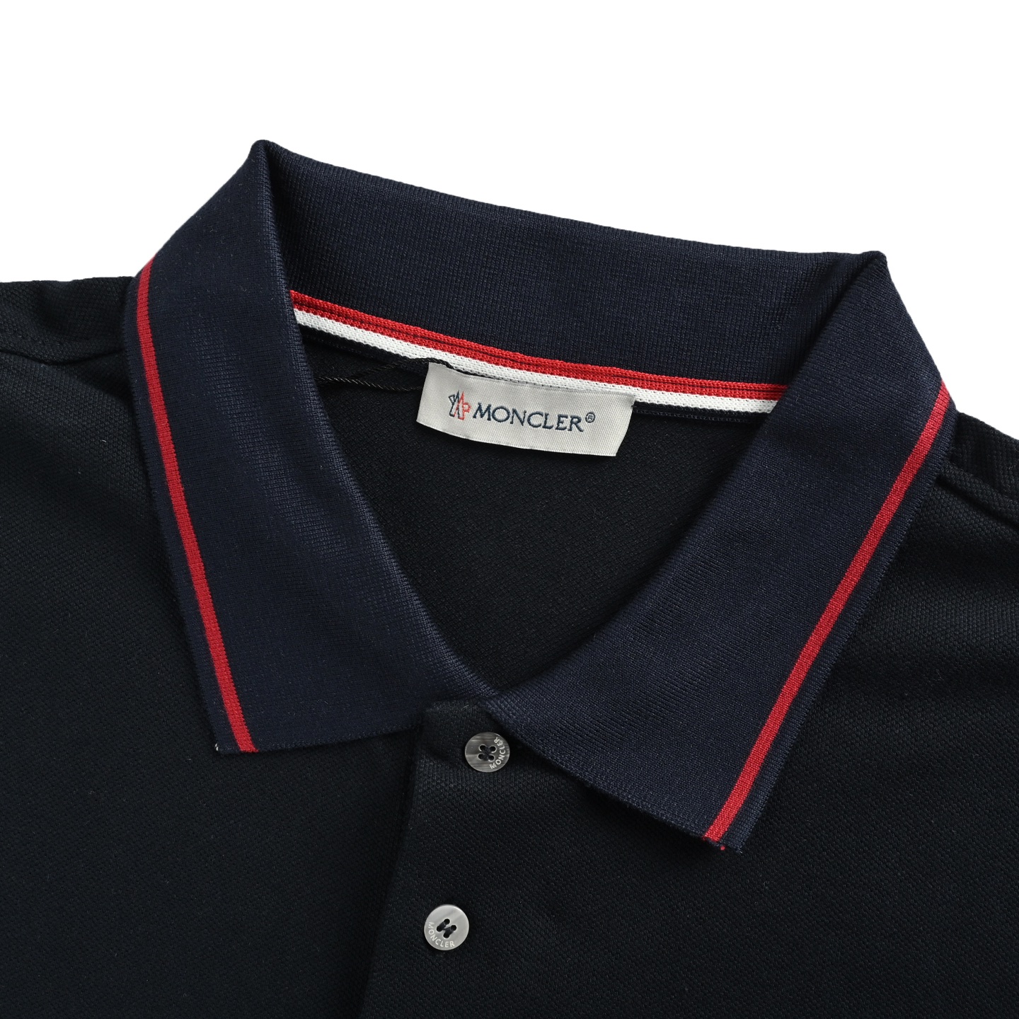 Moncler/蒙口 胸口徽标刺绣Polo短袖