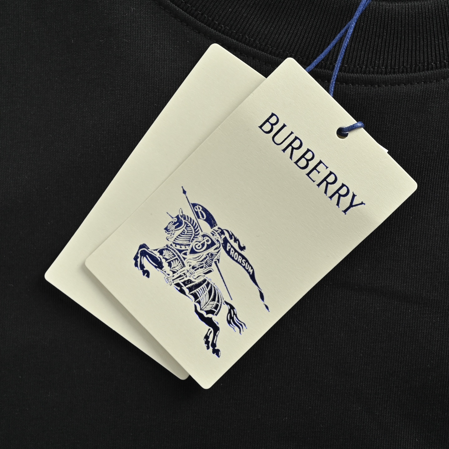 Burberry/巴宝莉 25ss 战马刺绣肩部格纹织带短袖