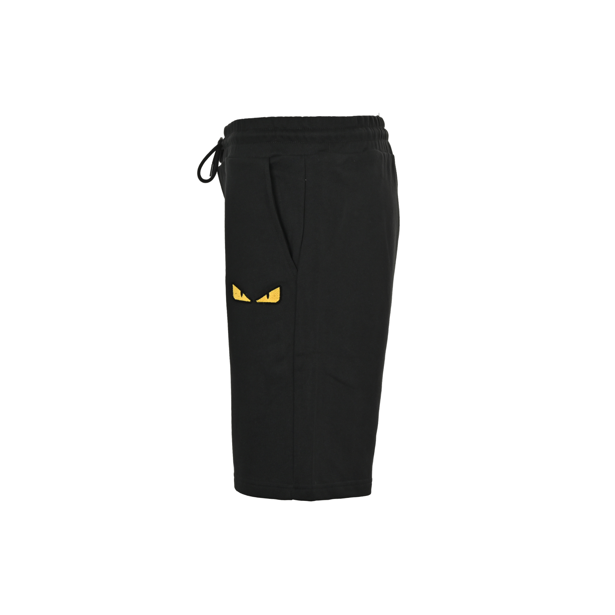 Fendi/芬迪 25ss 植绒刺绣小怪兽眼睛短裤黑色 藏青