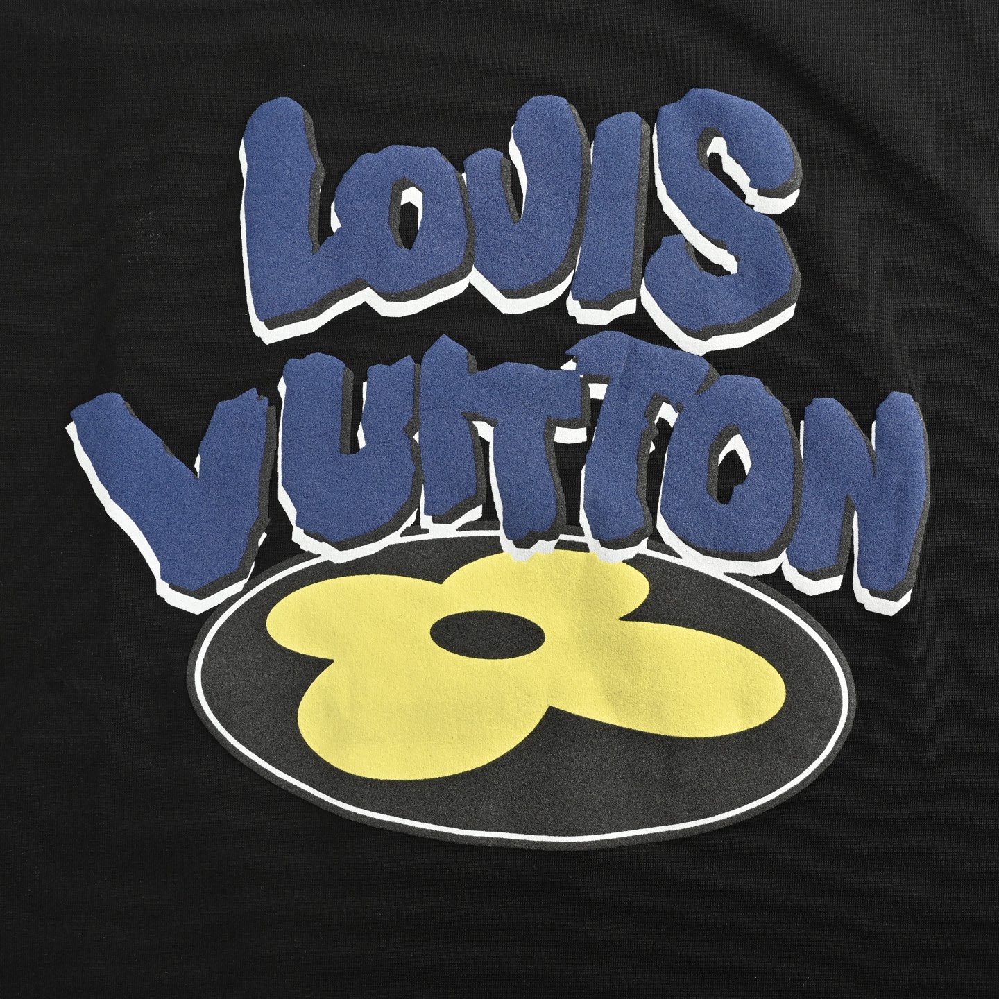 Louis Vuitton/路易威登 25ss 花朵字母印花短袖