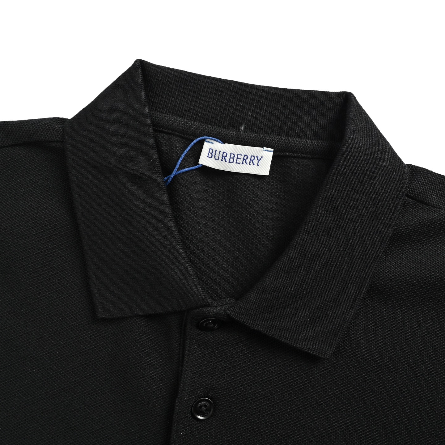 Burberry/巴宝莉 25ss 草体签名字母刺绣Polo短袖