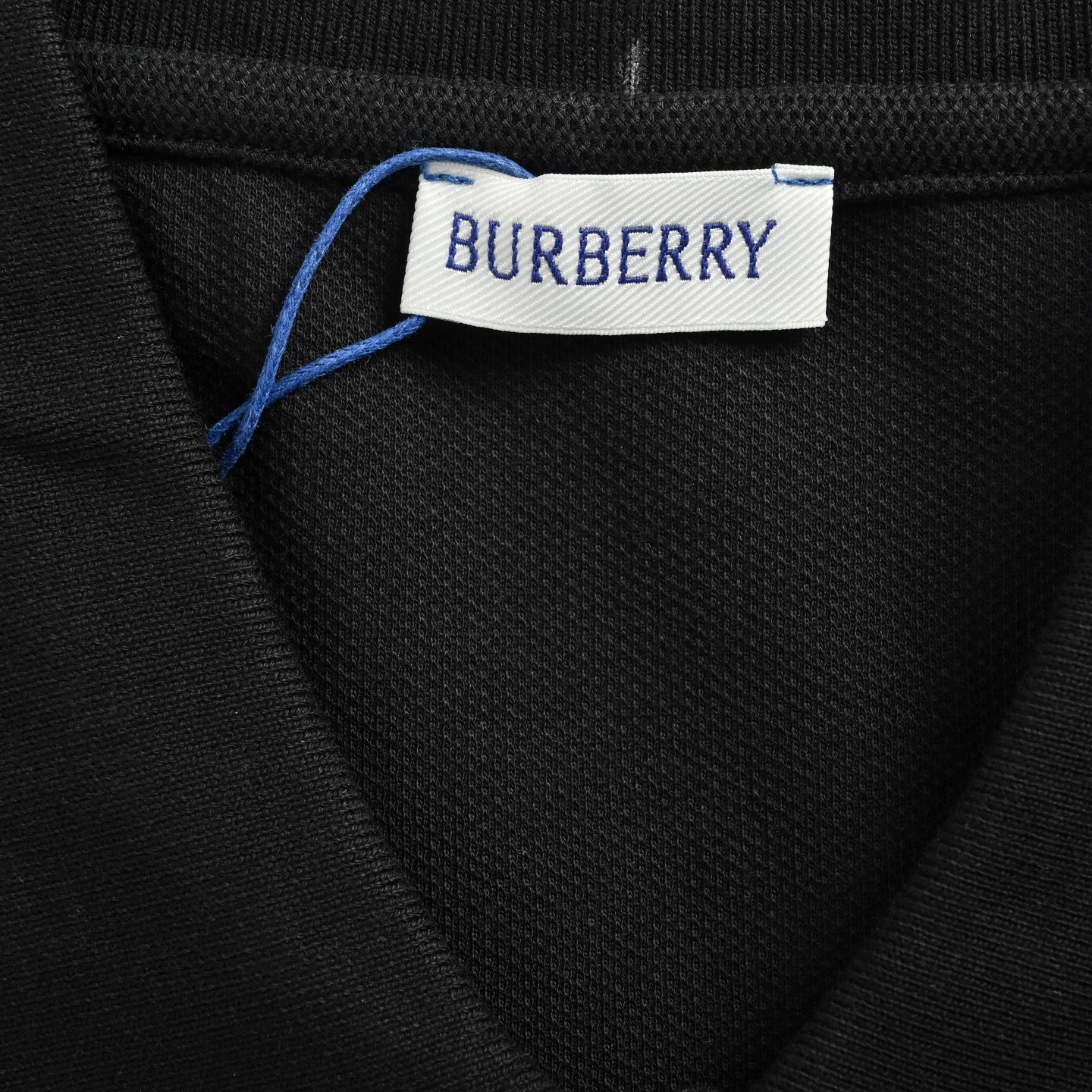 Burberry/巴宝莉 25ss 草体签名字母刺绣Polo短袖