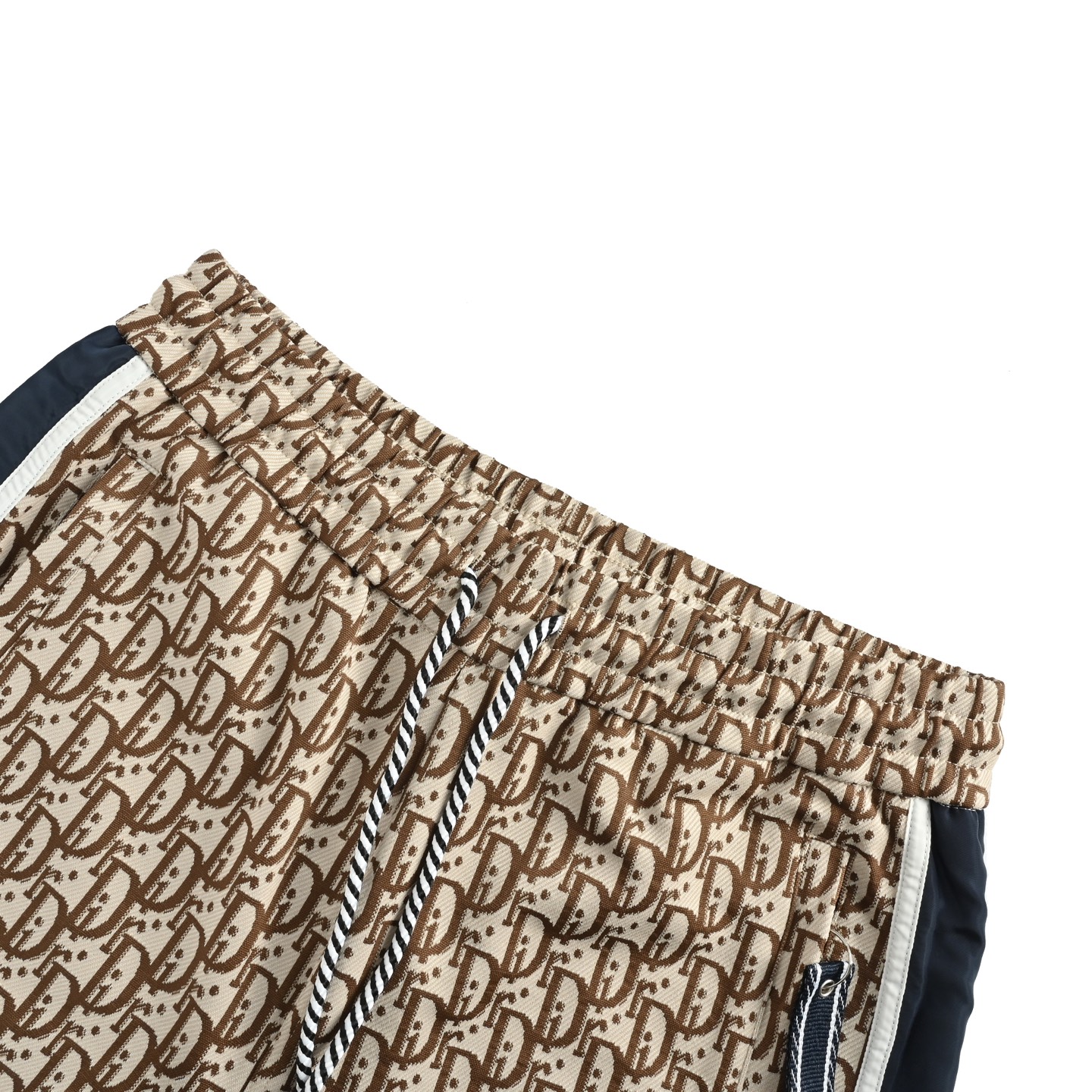 Dior/迪奥 25ss 满印老花提花侧边织带短裤 黑色 卡其色-Chinese UA Cheap High Quatity Brand Clothes Bags handbags Sneakers wholesale wholesaler seller from China Factory suppliers Fashion Clothing Shoes best Quality Beautiful Price Dior/迪奥 25ss 满印老花提花侧边织带短裤 黑色 卡其色