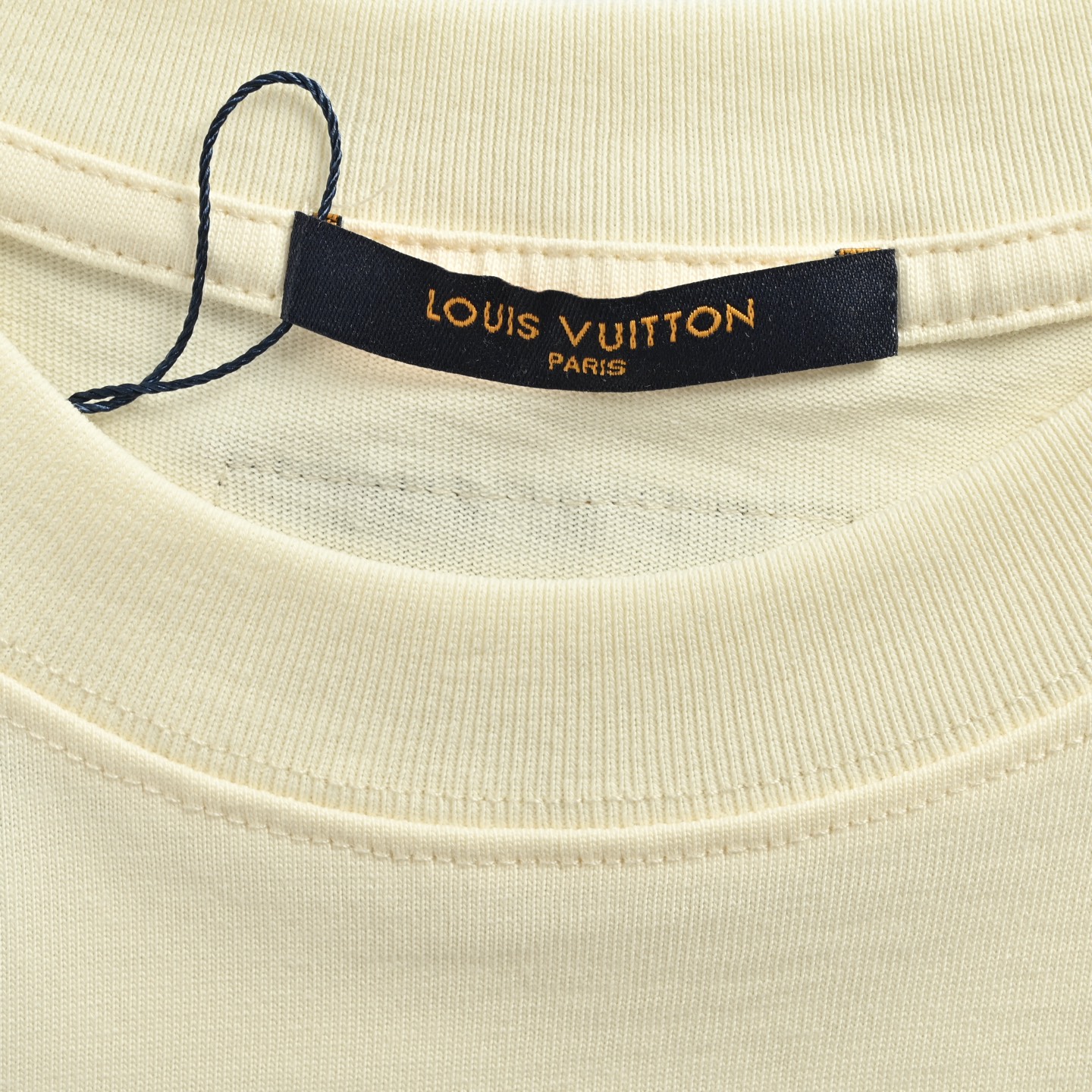 Louis Vuitton/路易威登 25ss 编织刺绣字母logo短袖 刺绣小logo短袖