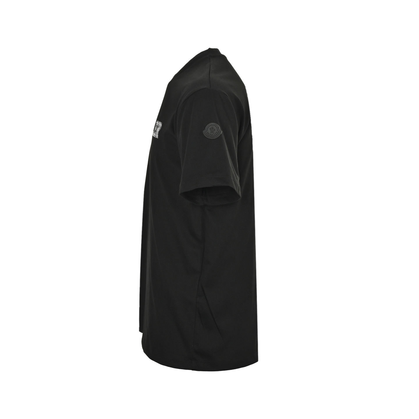 Moncler/蒙口 25ss 线条重影字母印花短袖