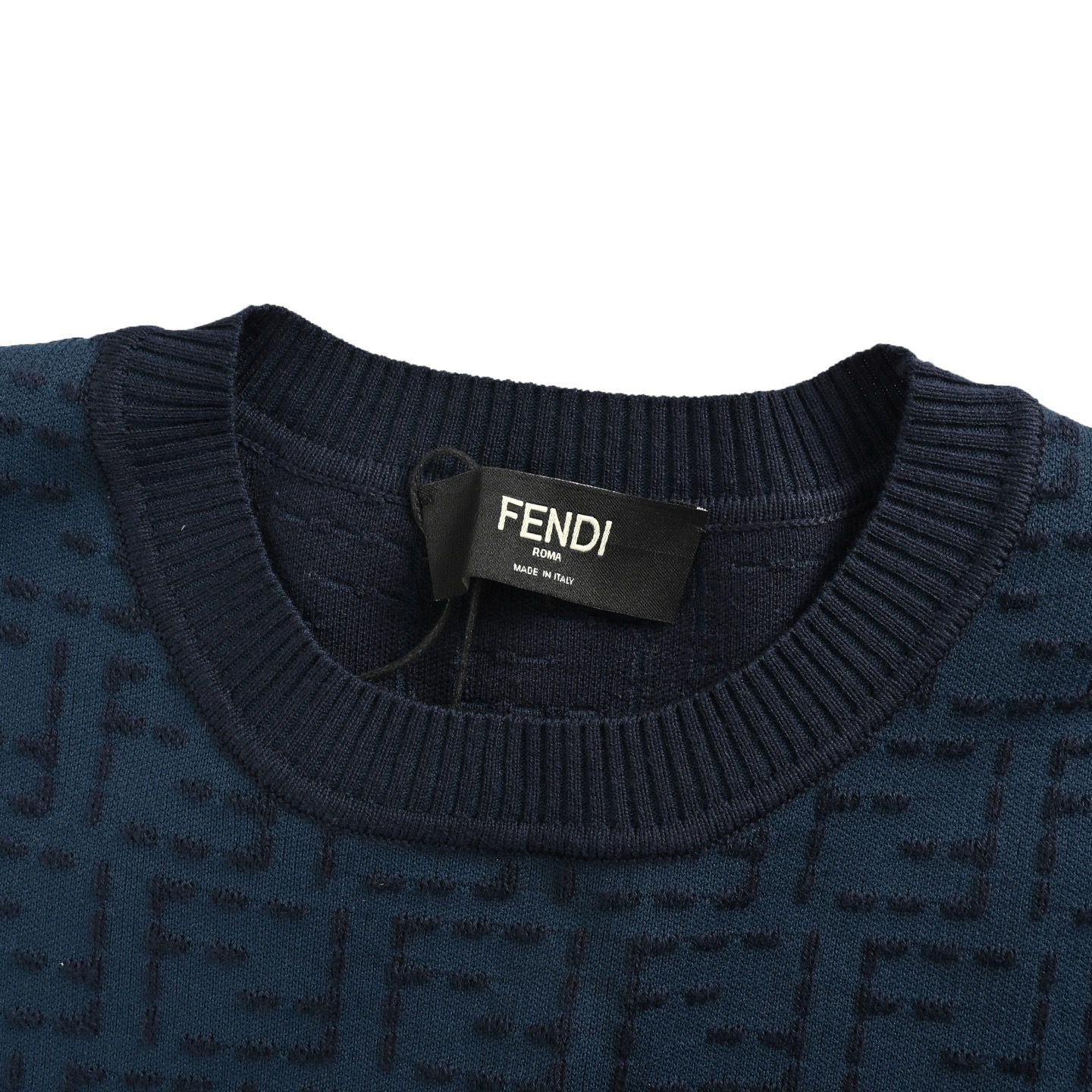 Fendi/芬迪 25ss 全幅FF提花针织短袖