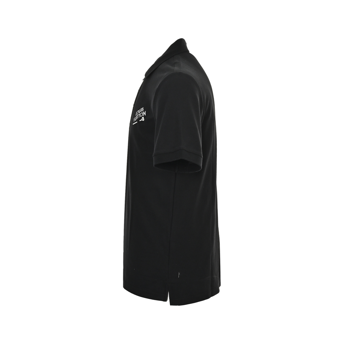 Louis Vuitton/路易威登 25ss 字母刺绣别针Polo短袖