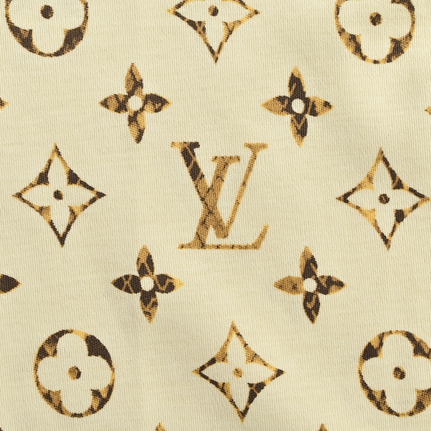 Louis Vuitton/路易威登 23ss 斑驳老花满印短袖