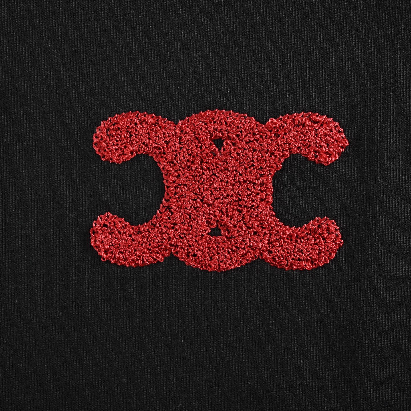 Celine/赛琳 25ss 毛巾绣凯旋门logo刺绣短袖