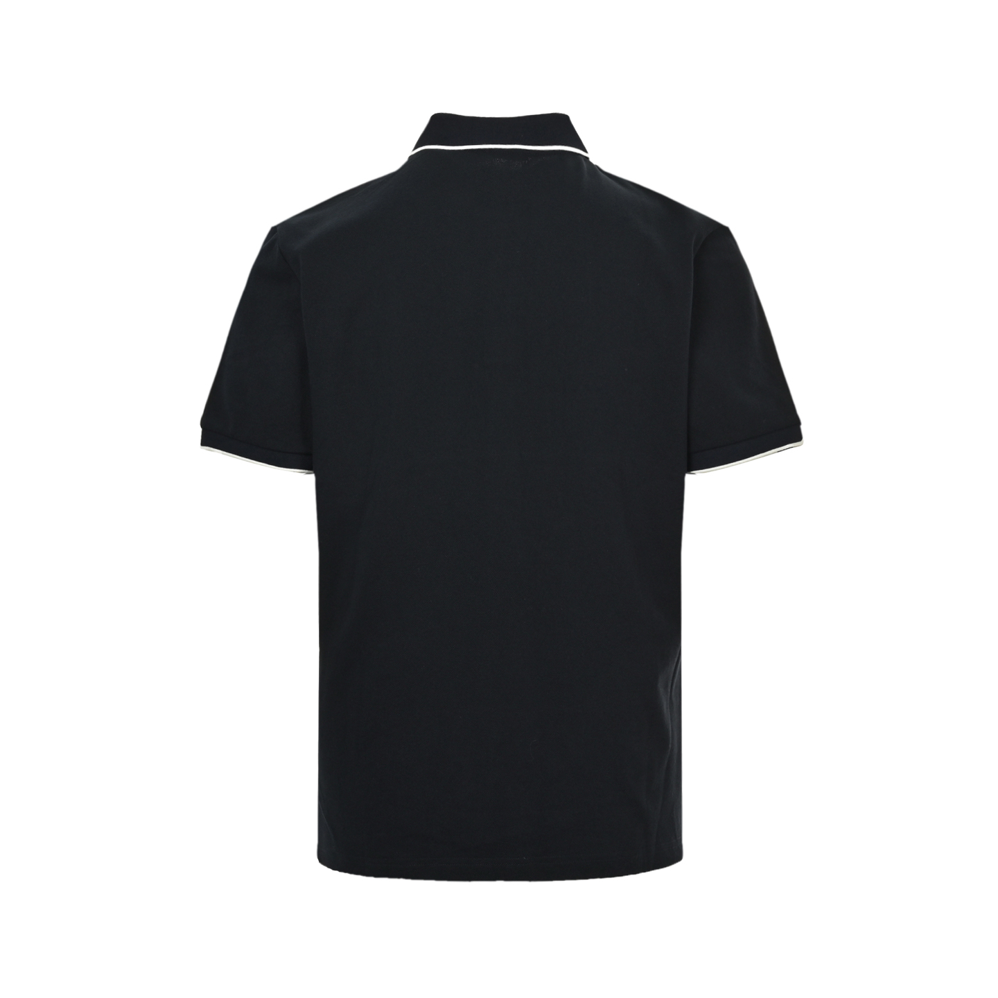 Miu Miu/缪缪 25ss 胸口压胶字母Polo短袖 白色宝蓝